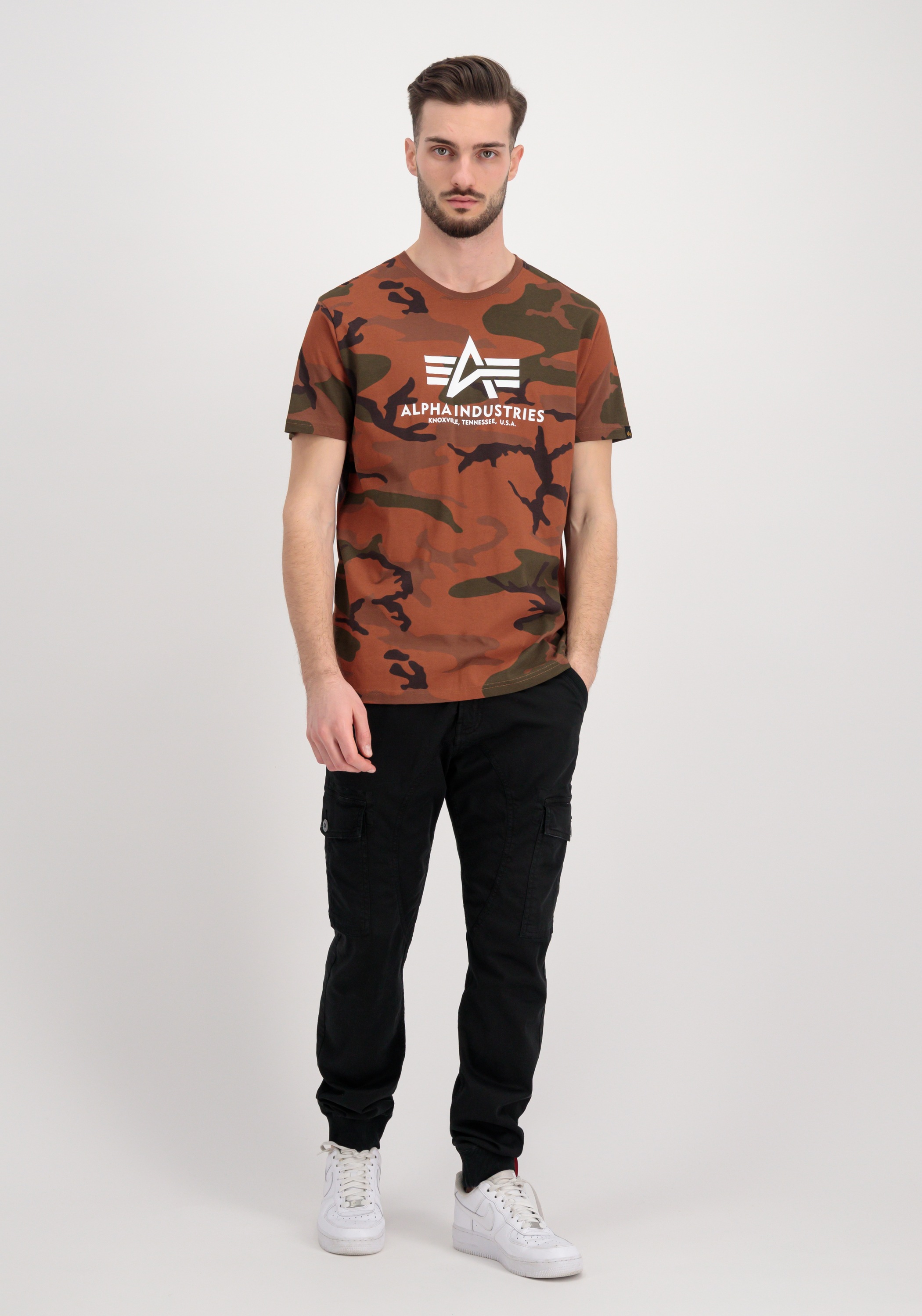 Alpha Industries T-Shirt »Alpha Industries Men - T-Shirts Basic T-Shirt Camo«