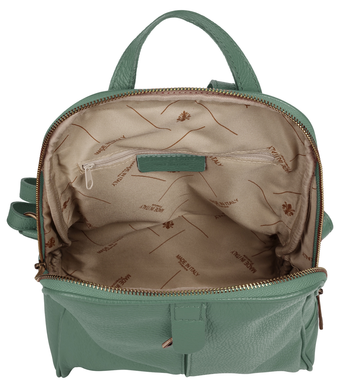 Samantha Look Cityrucksack, echt Leder, Made in Italy