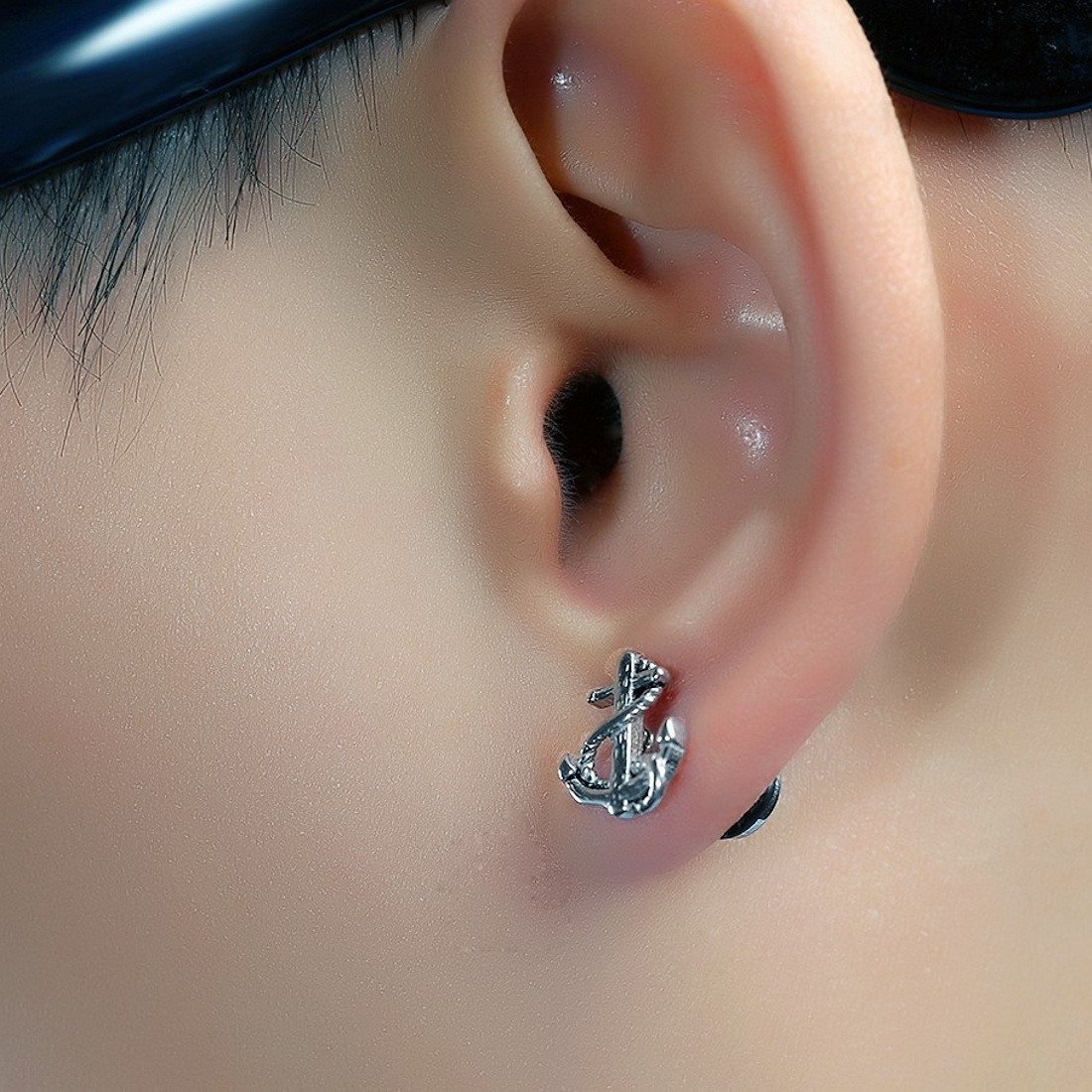 Firetti Paar Ohrstecker »Schmuck Geschenk Ohrschmuck Fake Plug Anker«