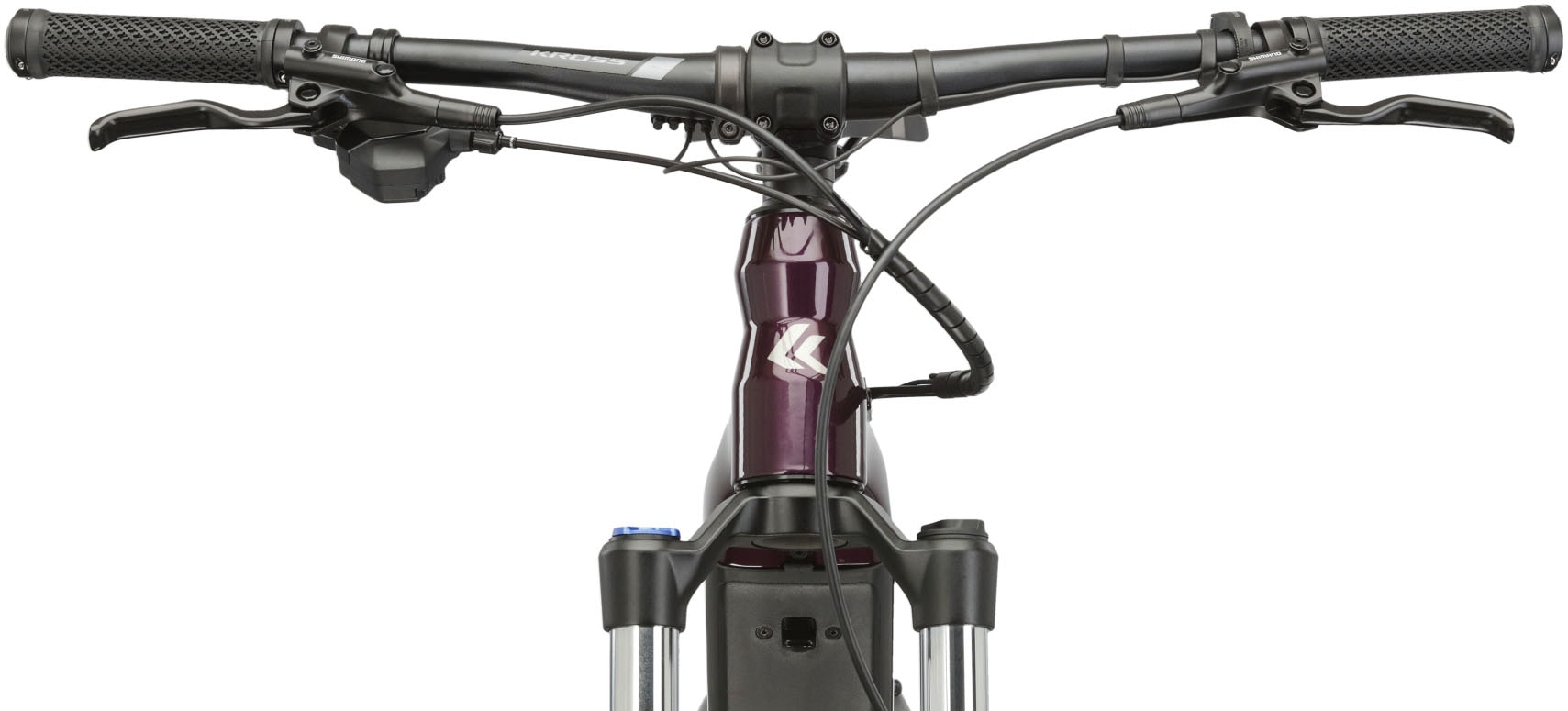 Kross E-Bike »E-MTB Lea Boost 5.0 27.5 Zoll lila«, 10 Gang, microSHIFT, ADVENT X M6205, Mittelmotor 250 W, Pedelec, Elektrofahrrad für Damen und Herren