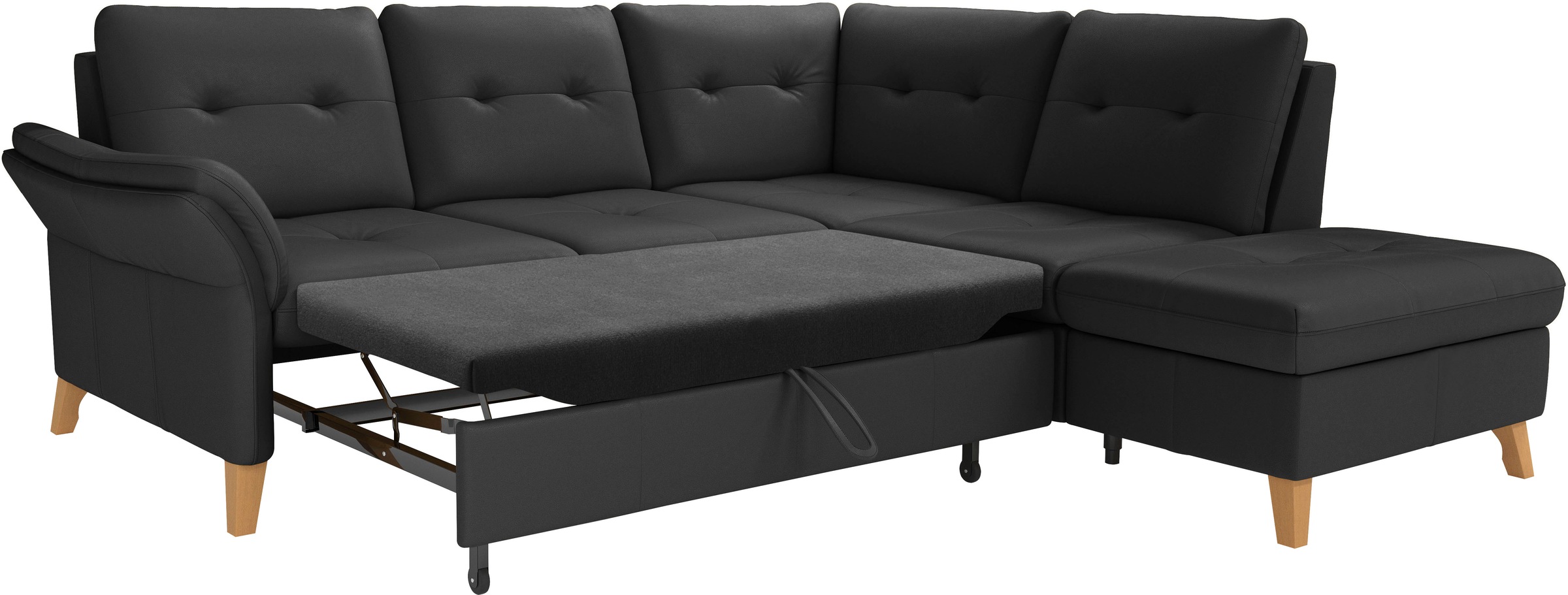 sit&more Ecksofa »Göteborg«, inkl. Sitztiefenverstellung, wahlweise mit Bettfunktion & Bettkasten