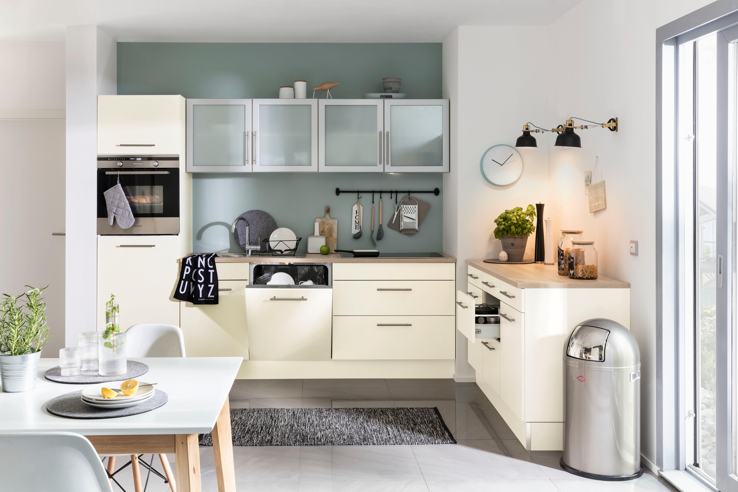 wiho Küchen Kochfeldumbauschrank "Ela" 90 cm breit, mit Soft-Close-Funktion günstig online kaufen