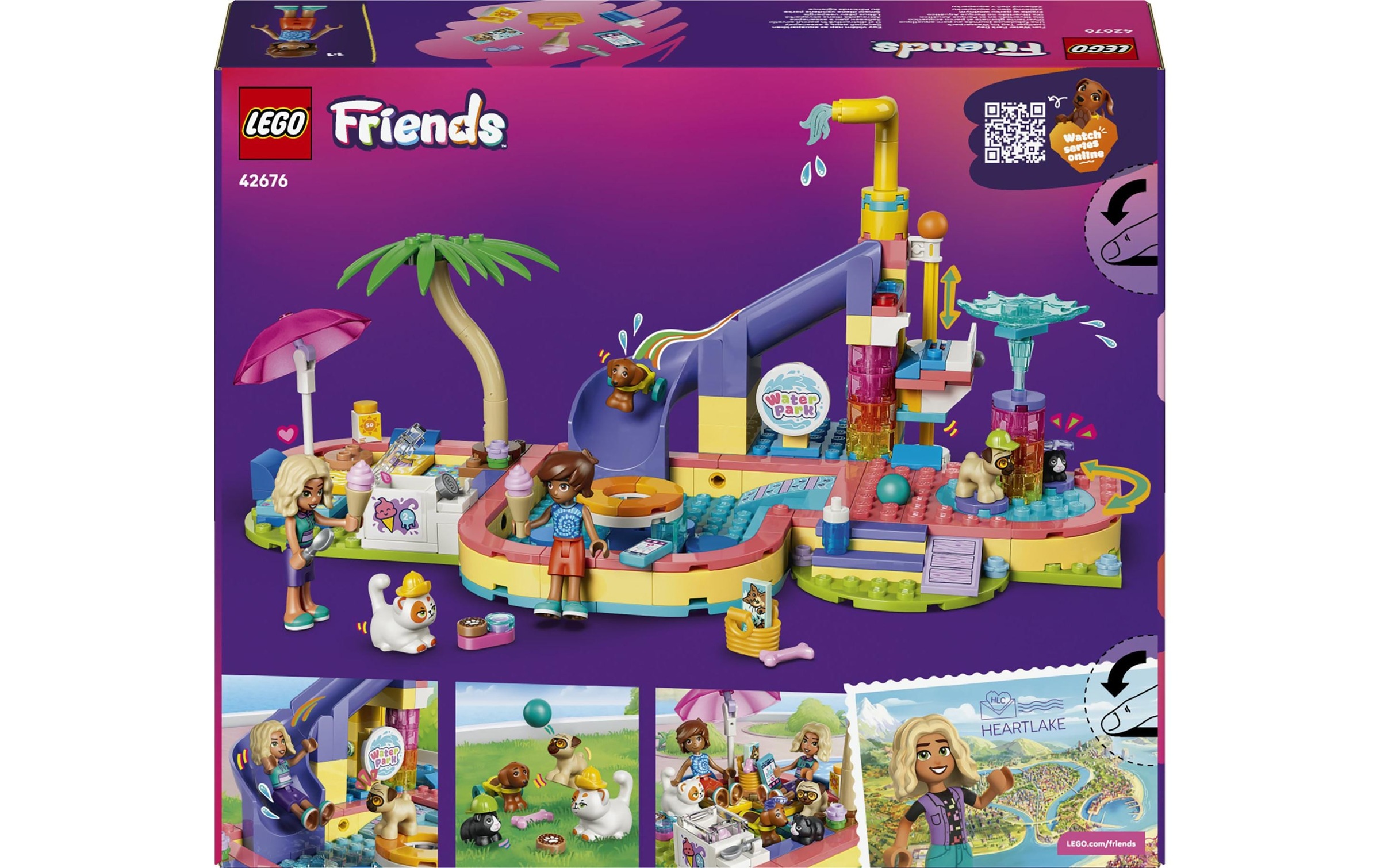LEGO® Konstruktionsspielsteine »Lustiger Tag im Wasserpark (42676), LEGO Friends« Made in Europe
