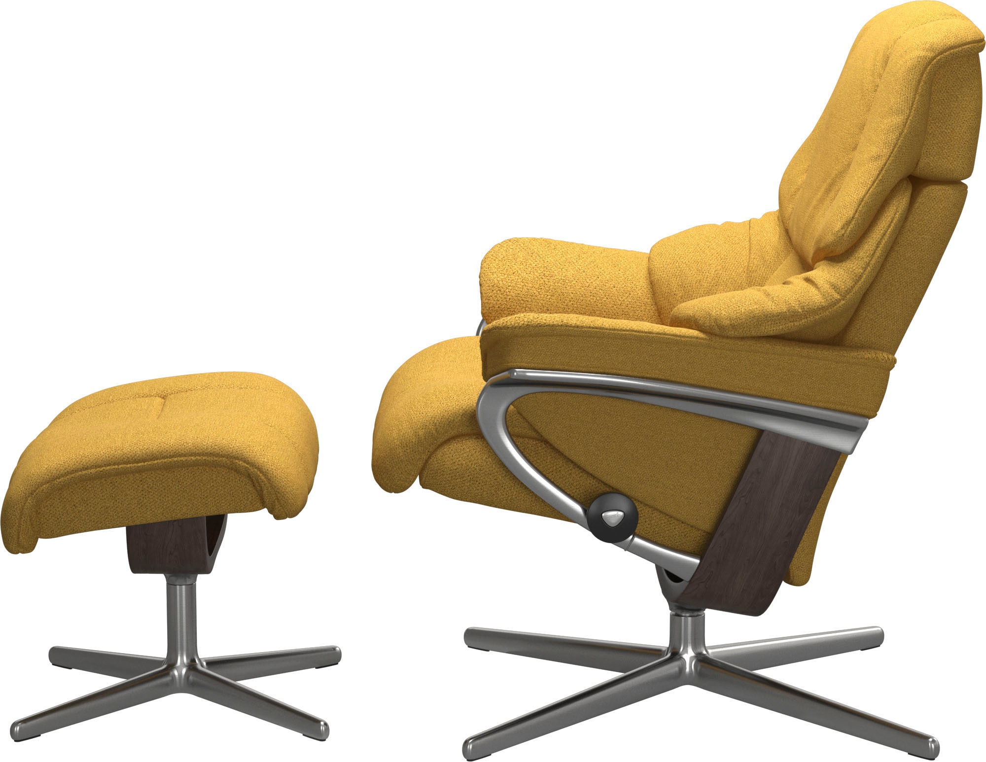 Stressless® Relaxsessel »Reno«, mit Cross Base, Größe S, M & L, Holzakzent Wenge