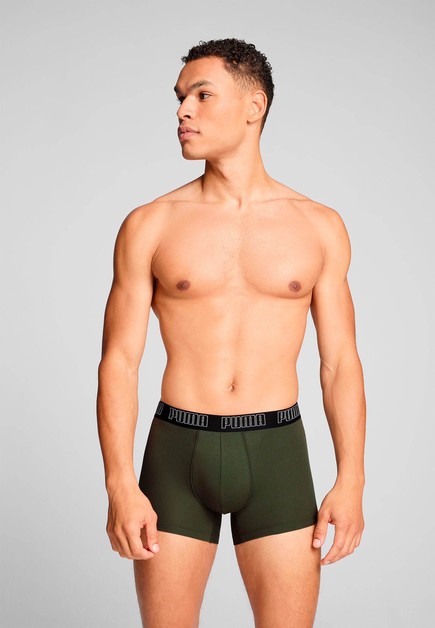 PUMA Trunk »PUMA MEN EVERYDAY TRUNKS 2P«, (2er Pack), mit Logobund