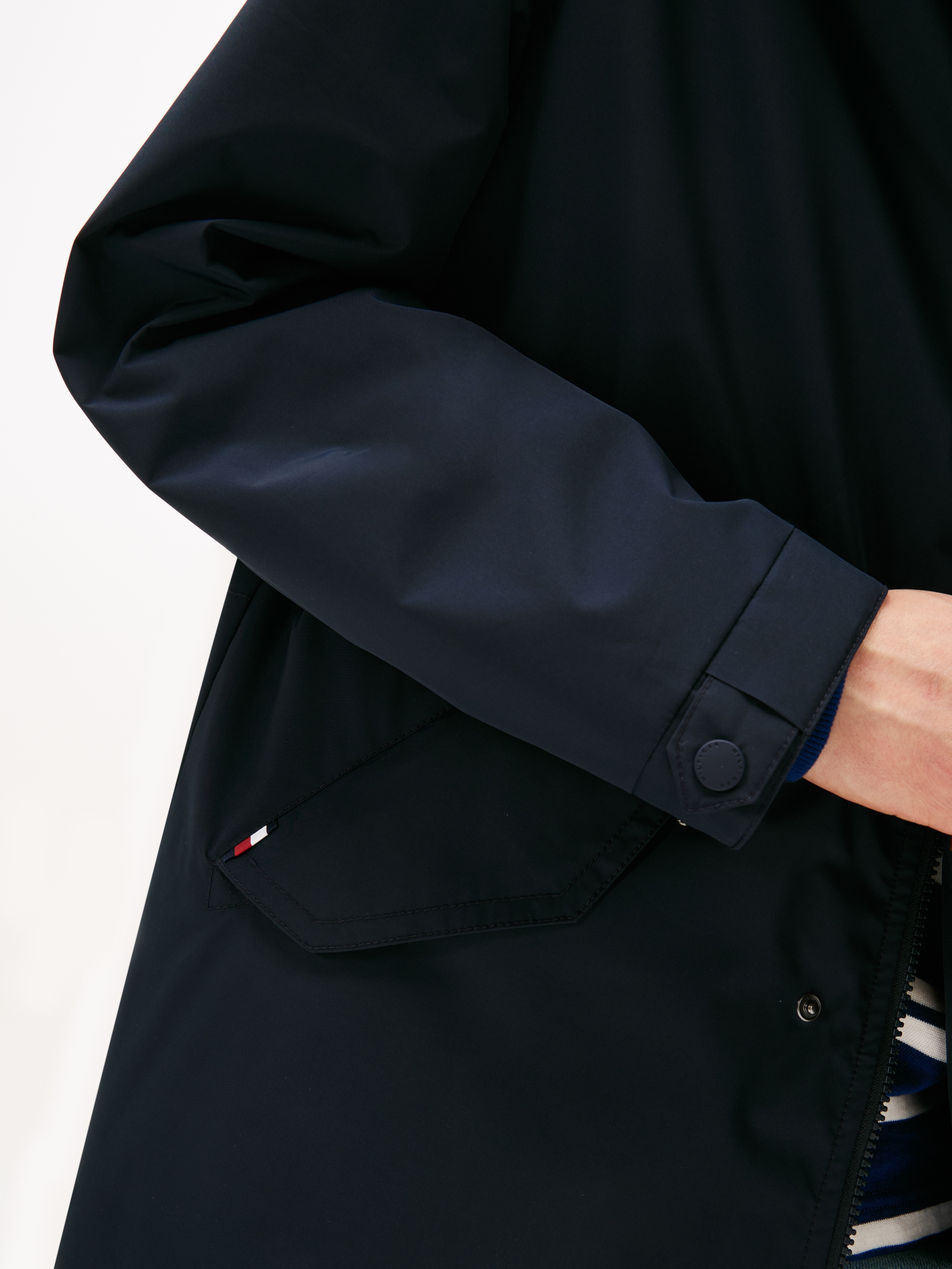 Tommy Hilfiger Parka »PACKABLE PARKA«, mit Kapuze, oversize, feste Kapuze