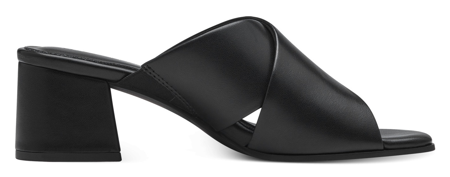 MARCO TOZZI Pantolette  , Blockabsatz, Sommerschuh, Schlappen mit gekreuzter Bandage