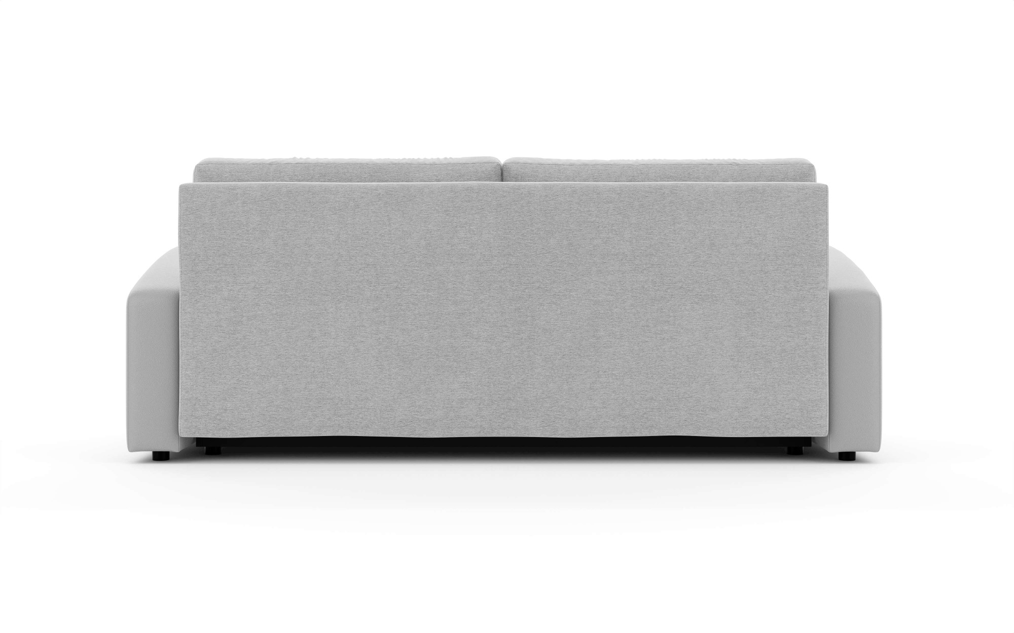 INOSIGN 3-Sitzer »JIGGS wahlweise Schlafsofa mit Bettkasten, Maße B/H/T: 228/96/110 cm«, Sofa mit Wellenunterfederung, enthält 2 Rückenkissen und 2 Zierkissen