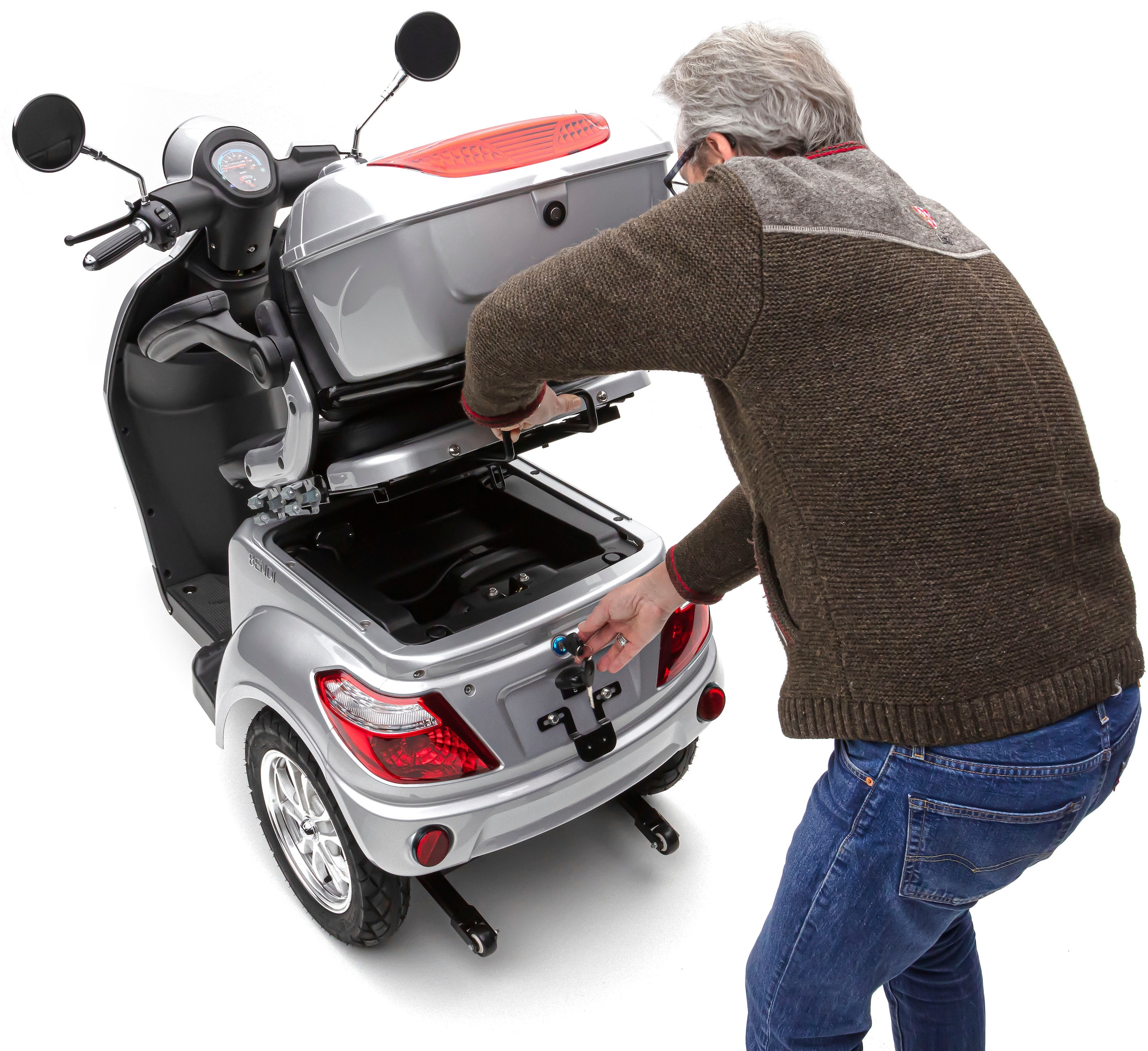 Nova Motors Elektromobil »Bendi Premium«, (mit 1 Akkupack)