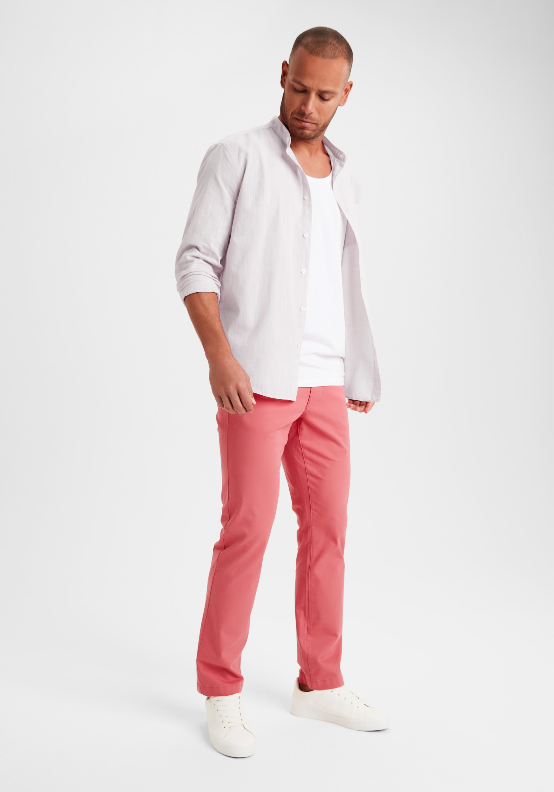 H.I.S Chinohose »regular-fit«, lange Hose, aus elastischer Baumwoll-Qualität