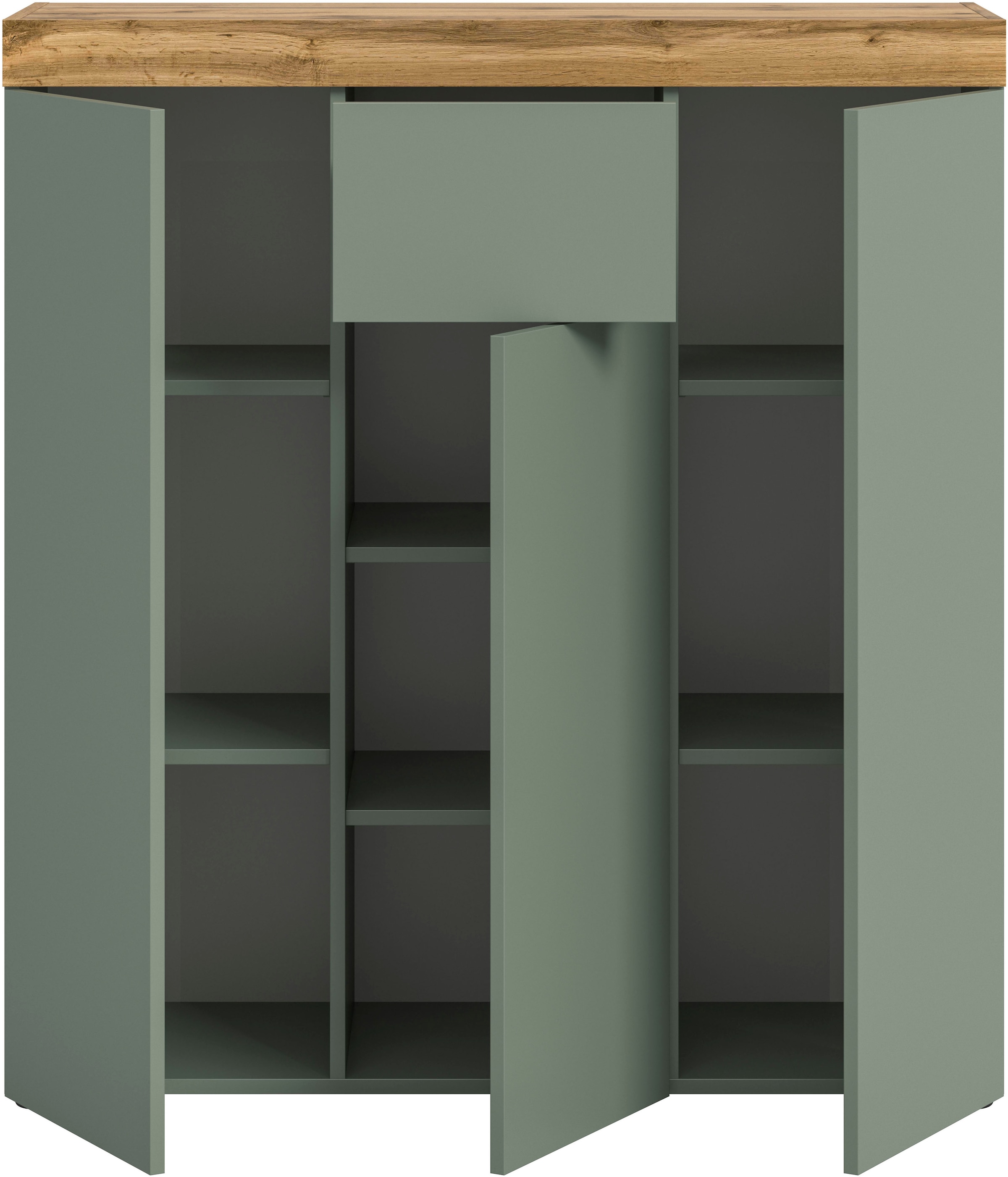 OTTO home Highboard »MAMBO, Breite 105 cm, Höhe 80 cm« 1 Stk. tlg. Kommode, Sideboard, Wohnzimmer, Schlafzimmer
