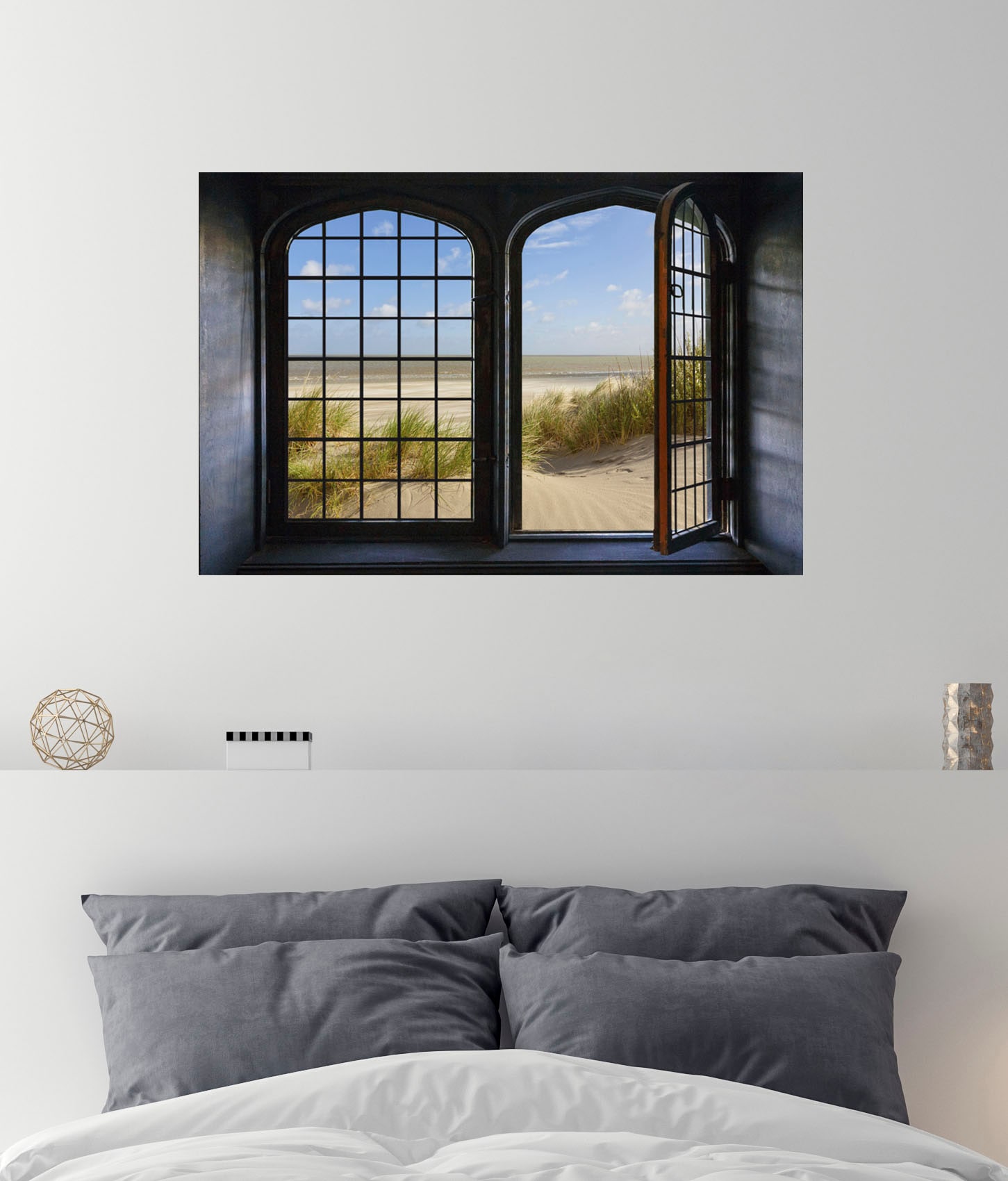 queence Wandsticker »Sylt«, Wandsticker, Wandbild, selbstklebend, 3D, Fenster