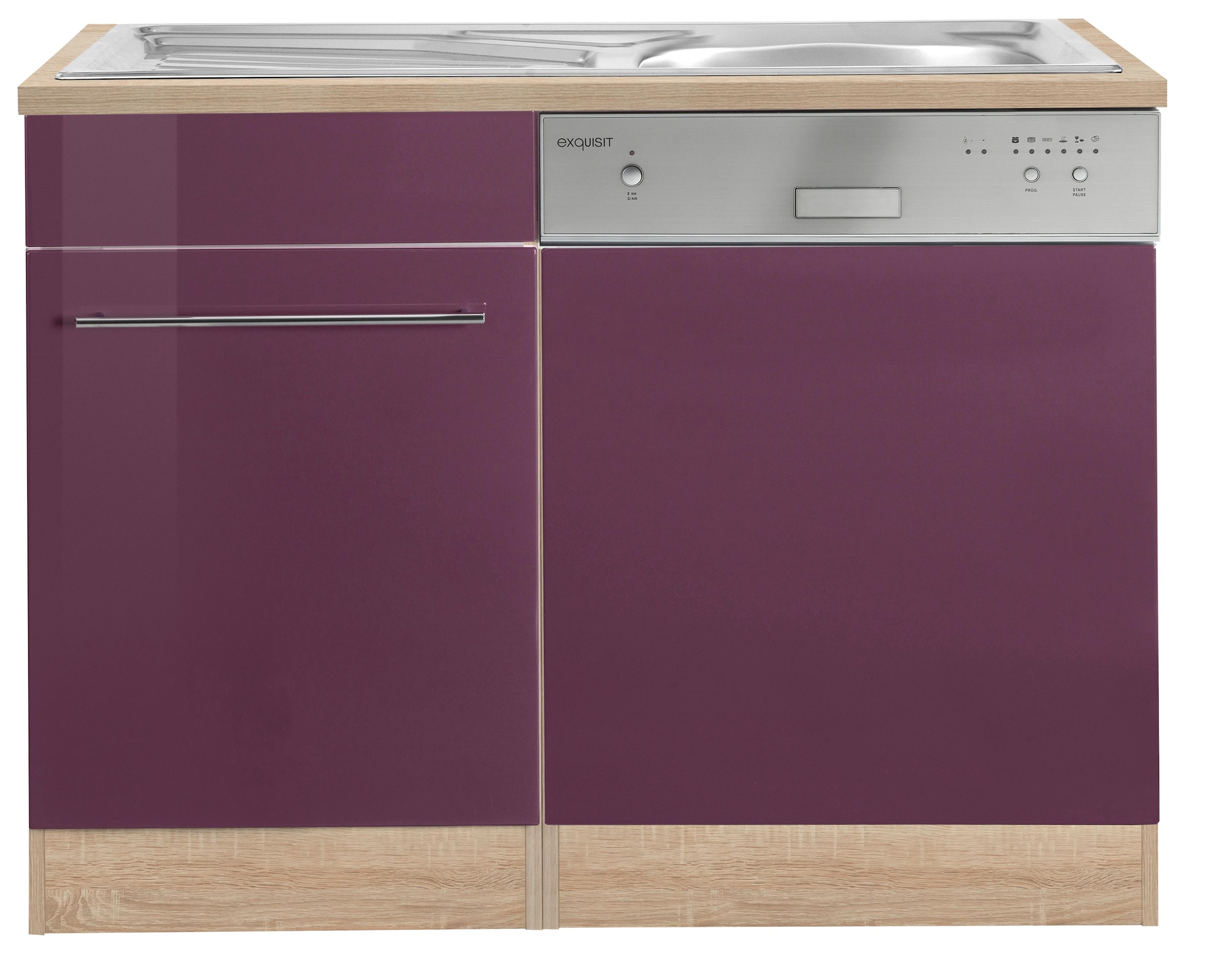 KOCHSTATION Spülenschrank »KS-Eton«, Breite 110 cm, inkl. Tür/Sockel für Geschirrspüler