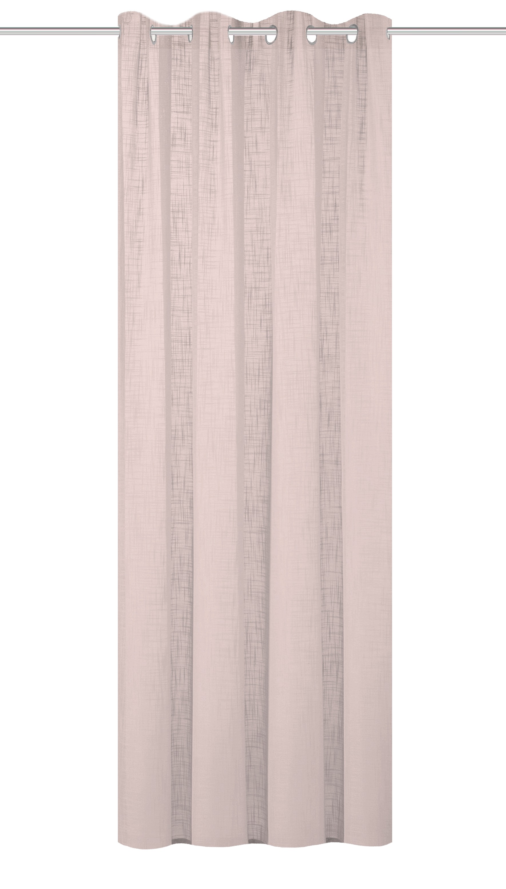 Home Basics Gardine »SOFTY« Ösen 1 Stk. tlg. Ösenschal Leinenstruktur SOFT günstig online kaufen