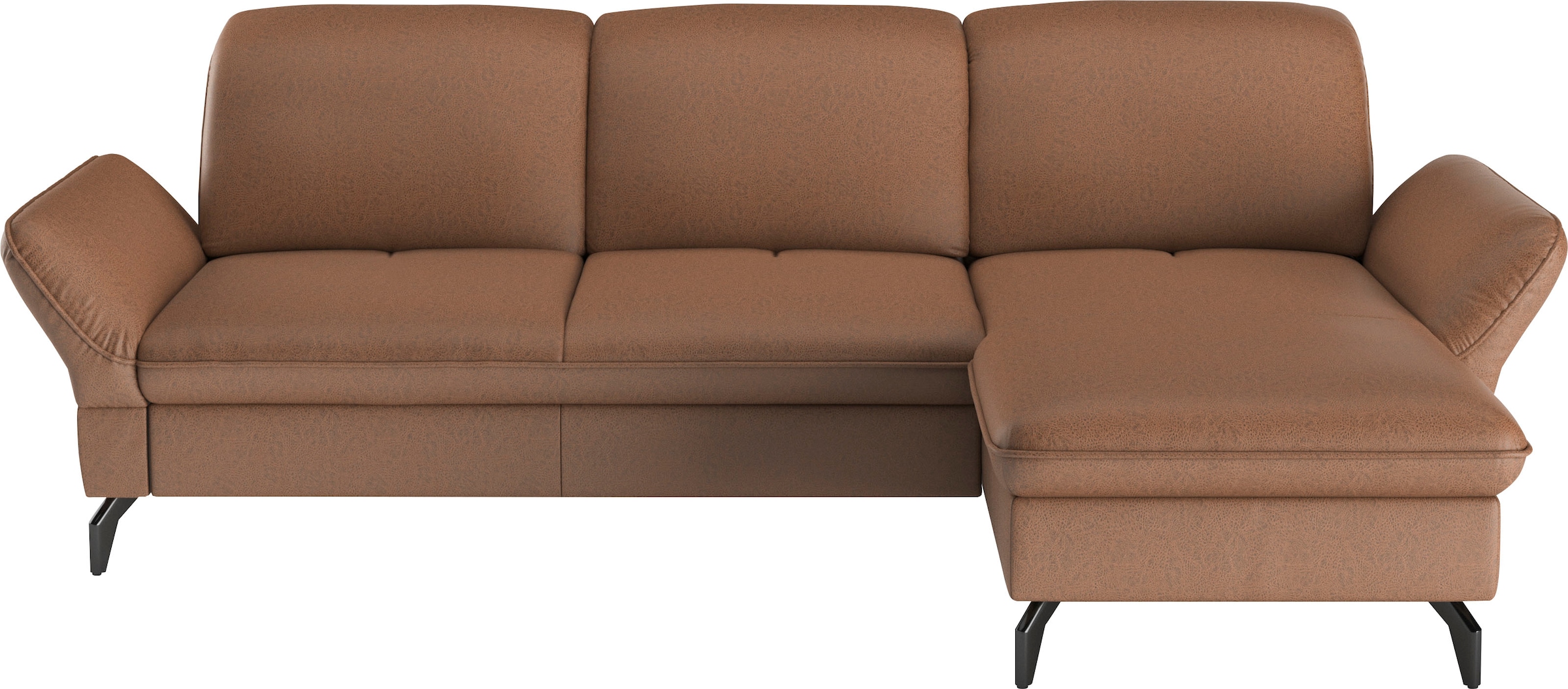 sit&more Ecksofa "Leandro L-Form", Wahlweise mit Bett-, Kopfteil - und Arml günstig online kaufen