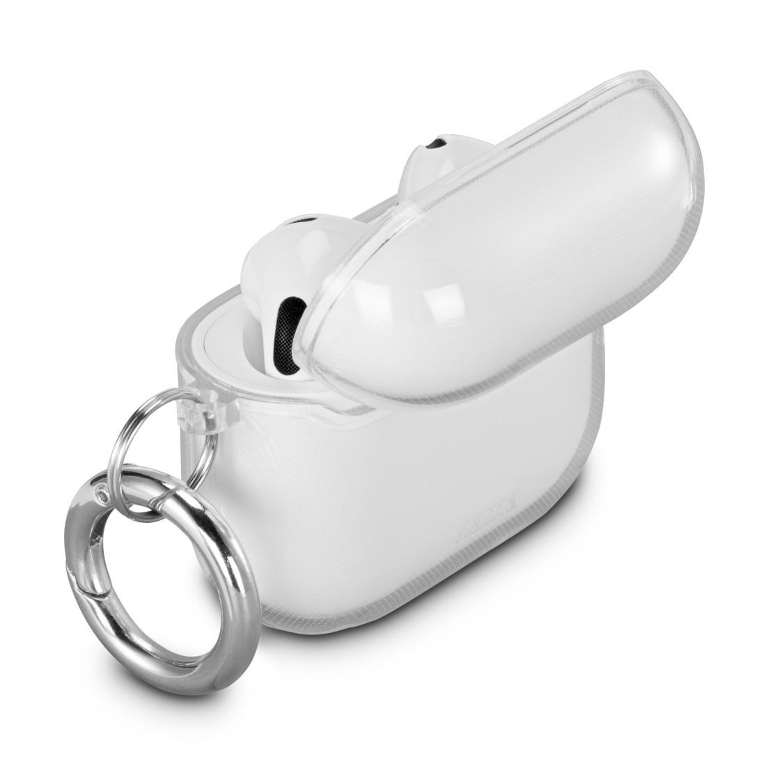 Hama Kopfhörer-Schutzhülle »Schutzhülle "Always Clear" für Ladecase Apple AirPods 4, durchsichtig«, kratzfest, rutschhemmend, Anti-Gelbstich