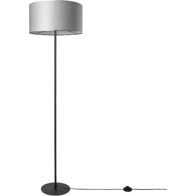 Paco Home Stehlampe »LUCA CANVAS UNI COLOR«, Lampenschirm Stoff Wohnzimmer  Leselampe Büro E27 Stehlampe Skandi online bestellen