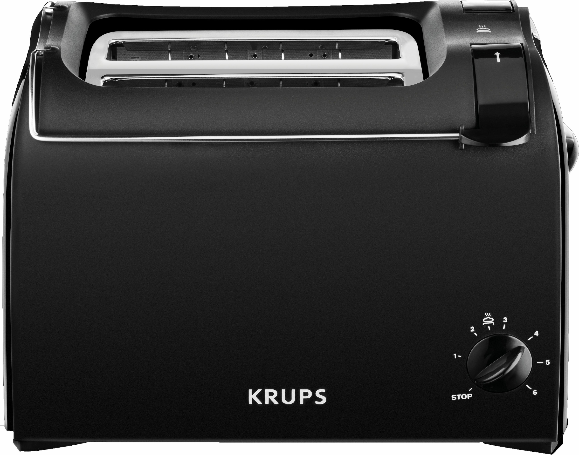 Krups Toaster »Pro Aroma KH1518«, 2 kurze Schlitze, für 2 Scheiben, 700 W, Krümelschublade, 6 Bräunungsstufen, Hebe-Funktion