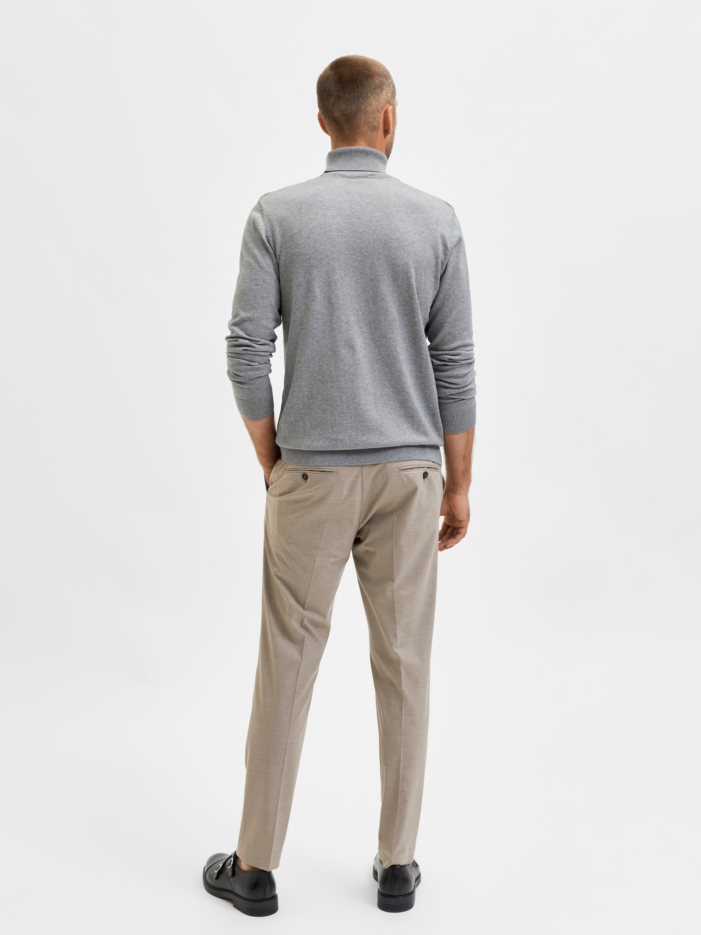 SELECTED Rollkragenpullover »SLHBERG ROLL NECK NOOS«