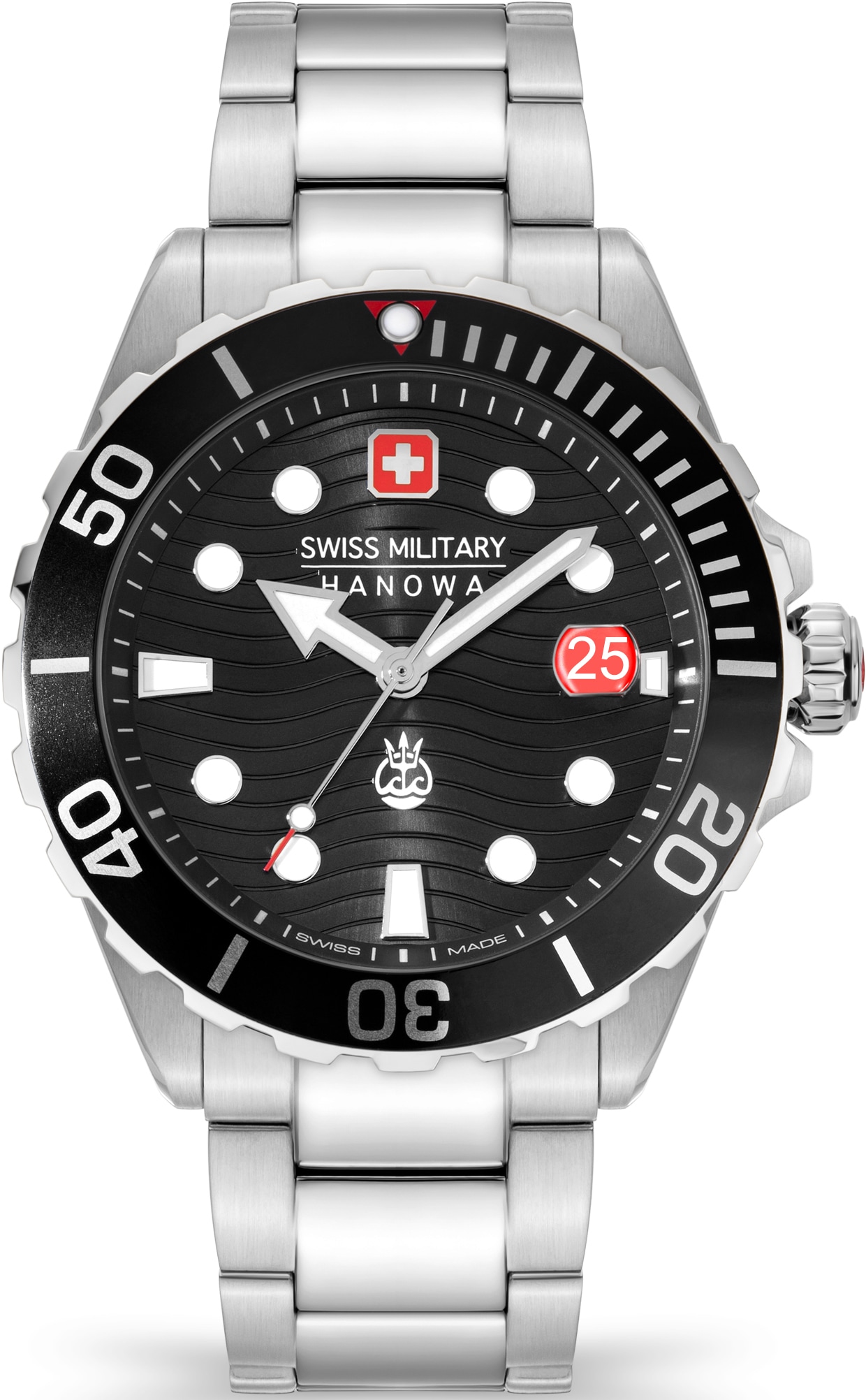 Schweizer »OFFSHORE Uhr II Swiss Hanowa DIVER SMWGH2200301« Military