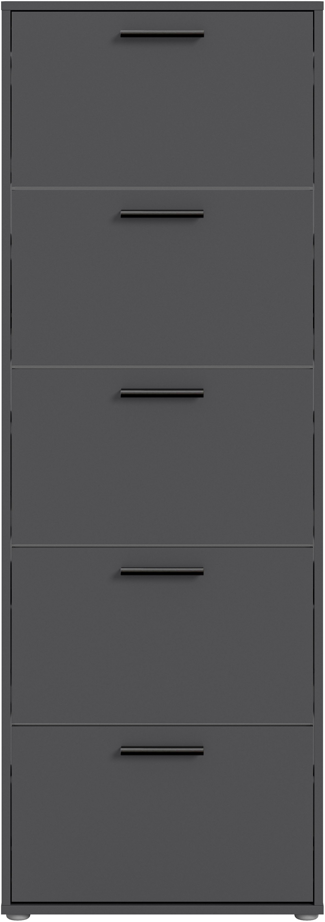 HBZ Schuhkommode »Sam Schuhkipper, Schuhschrank BxHxT 59x169x17 cm« 1 Stk. tlg. mit 5 Klappen