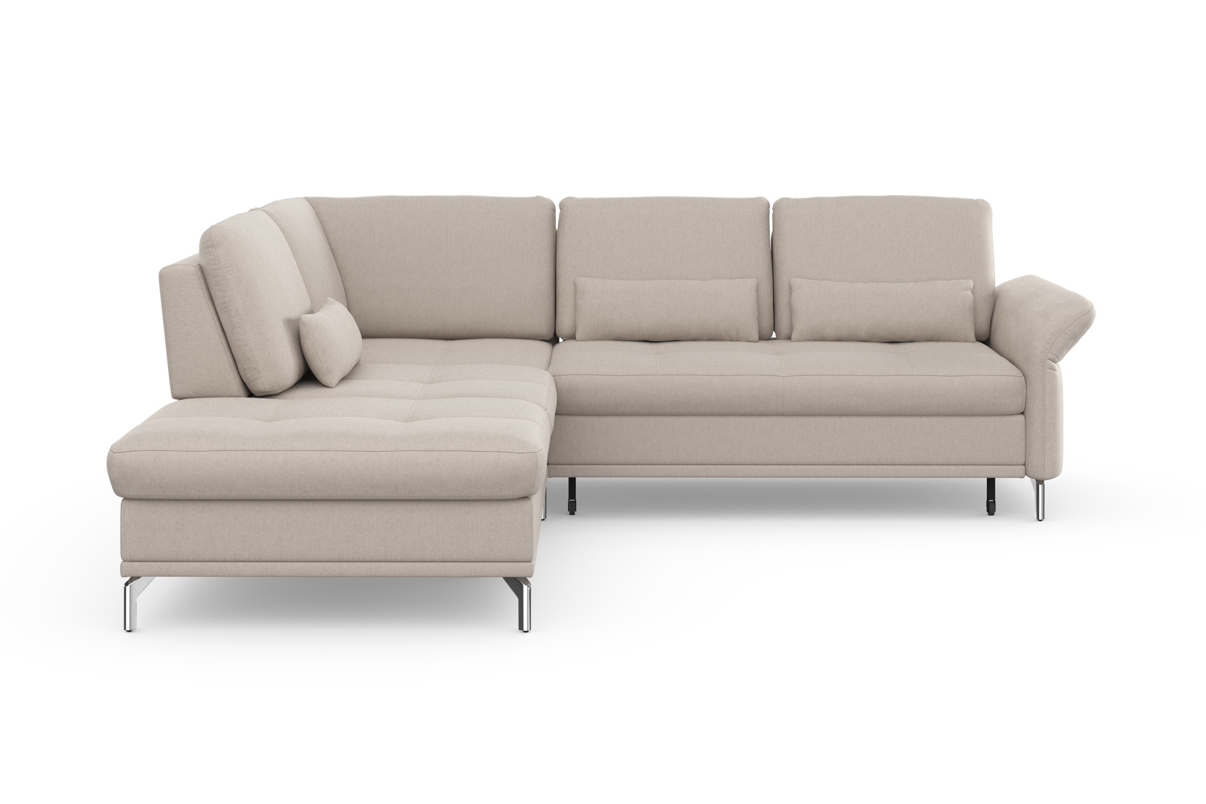 Home affaire Ecksofa »Palm Beach L-Form« Federkern, mit Sitztiefenverstellu günstig online kaufen