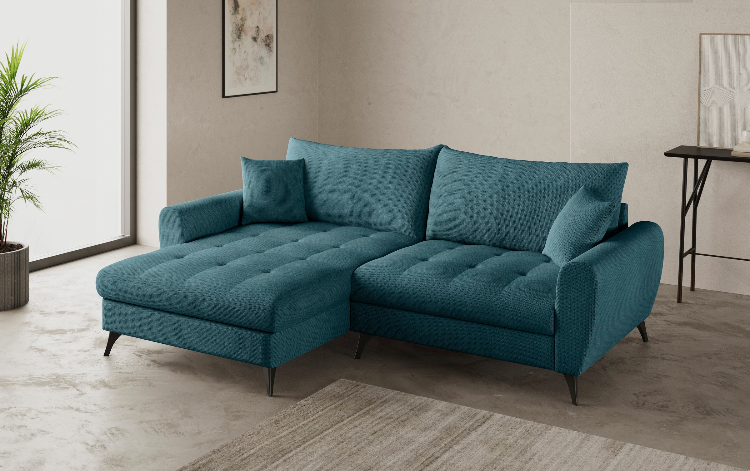 Mr. Couch Ecksofa »Blackburn II L-Form«, Wahlweise mit Kaltschaumpolsterung günstig online kaufen