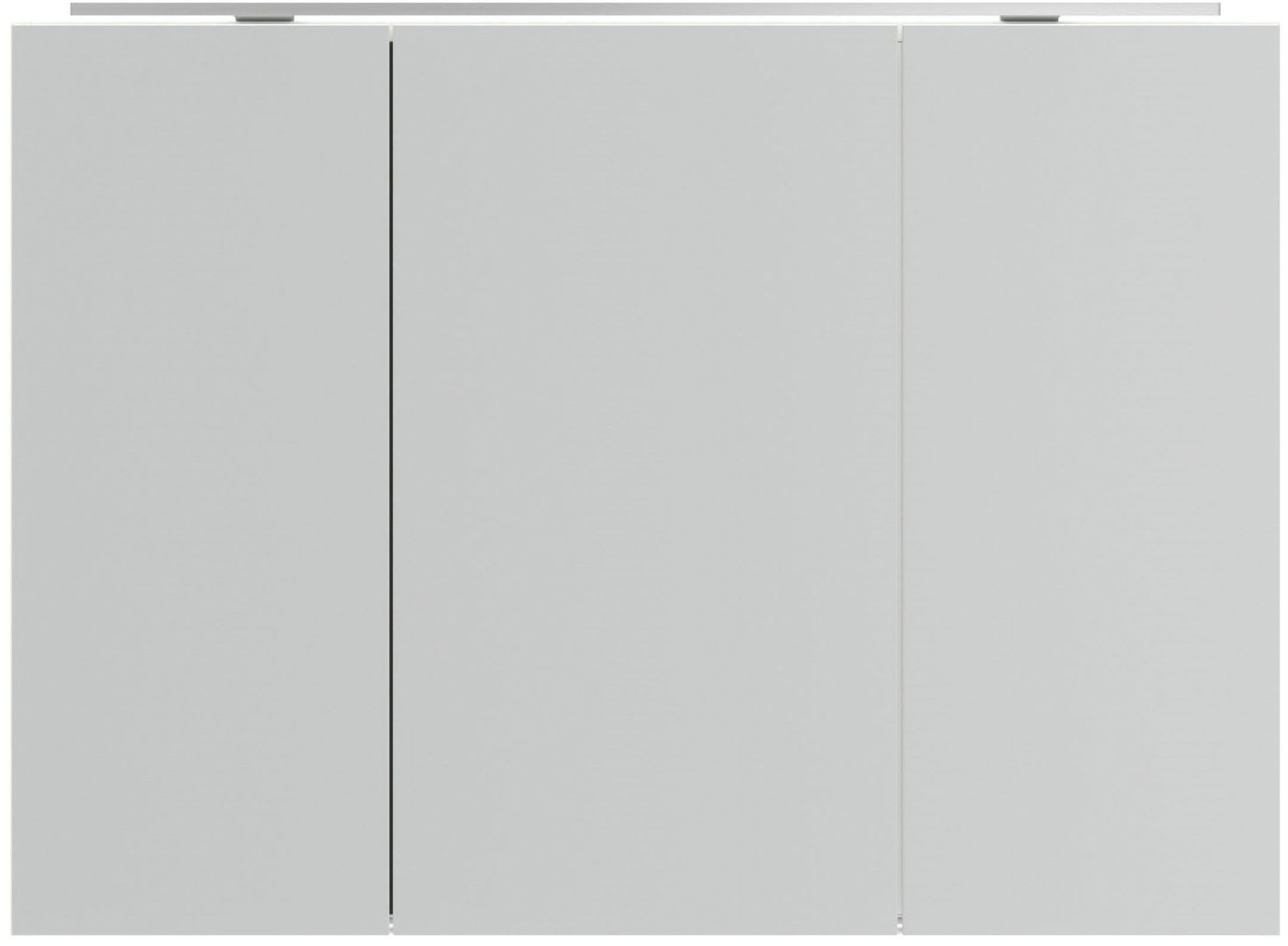 nobilia® Spiegelschrank »Prina«, (inkl. Beleuchtung mit Dimmerfunktion), in Breiten 60, 80, 100 und 120 cm, innenliegende Steckdose