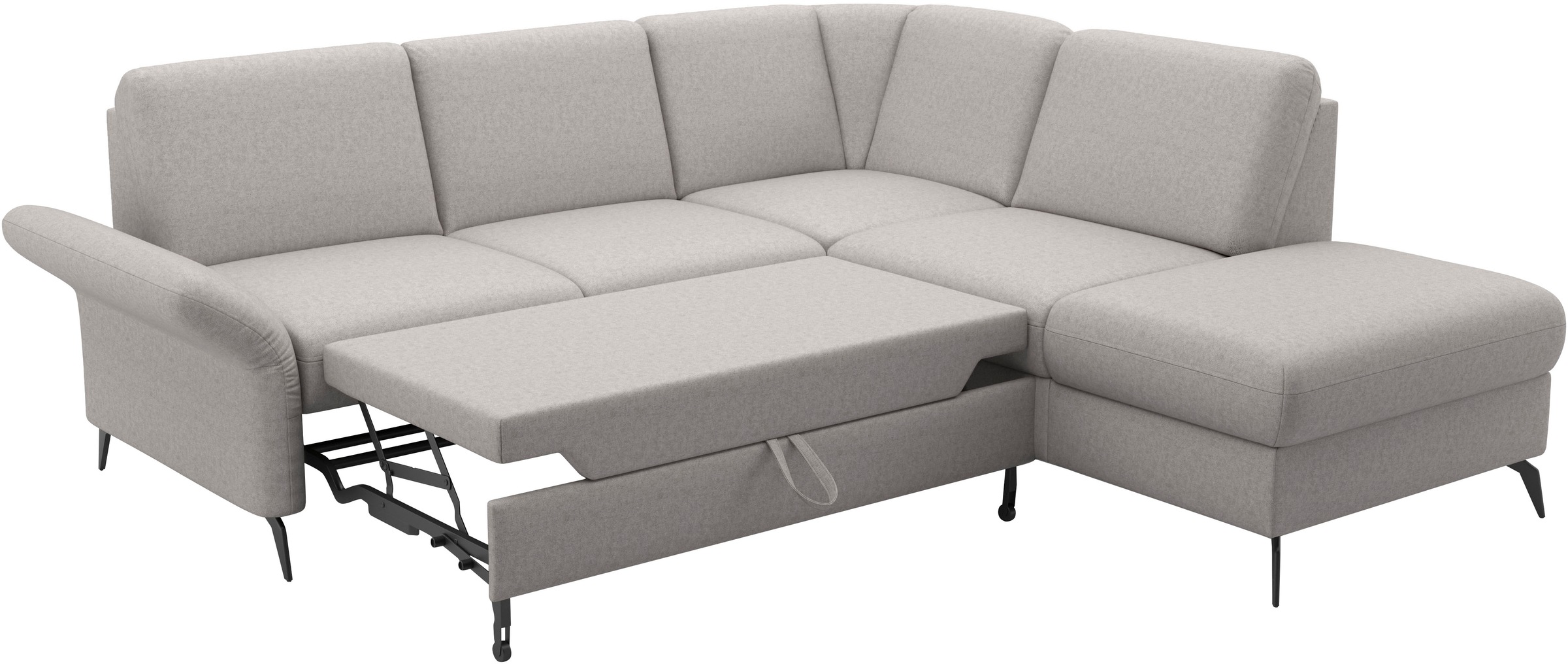 Home affaire Ecksofa »Rochelle«, optional: Armteilverstellung, klappbar, Bettkasen