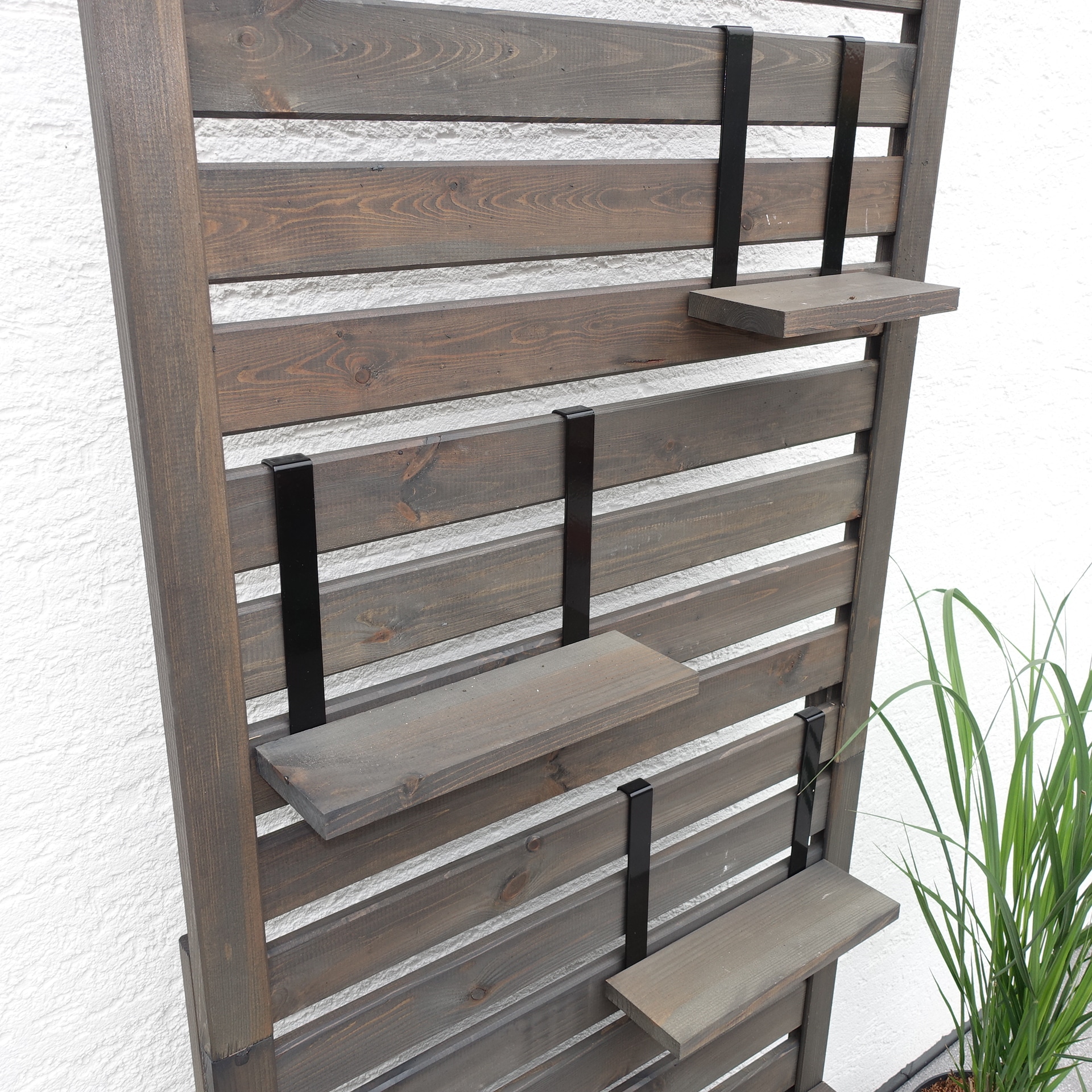 promadino Spalier »für Balkon und Garten« Sitzgelegenheit und Sichtschutz, L70xT40xH180cm, Volumen: 91 Liter