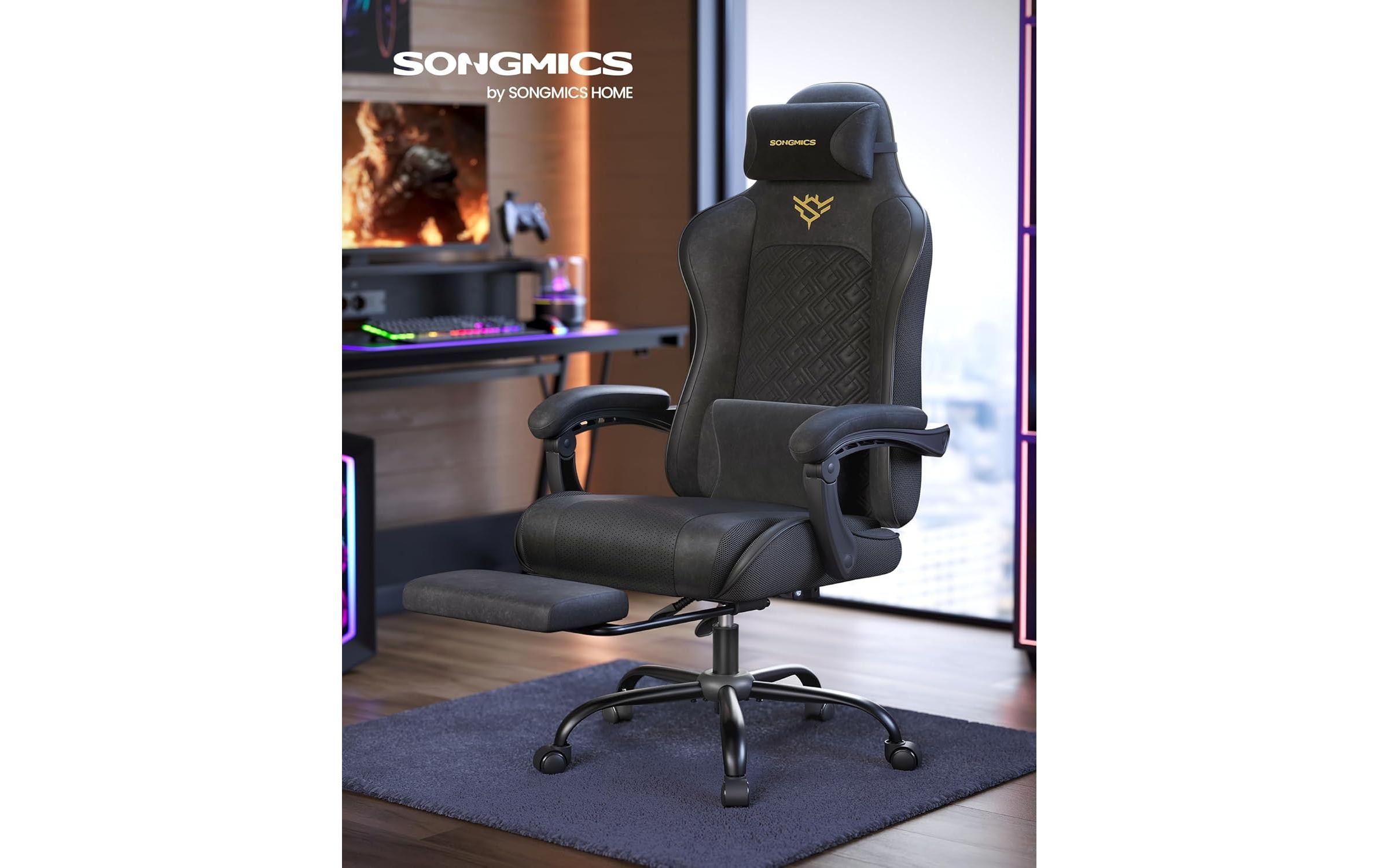 SONGMICS Bürostuhl »mit Armlehnen 133 cm« ()