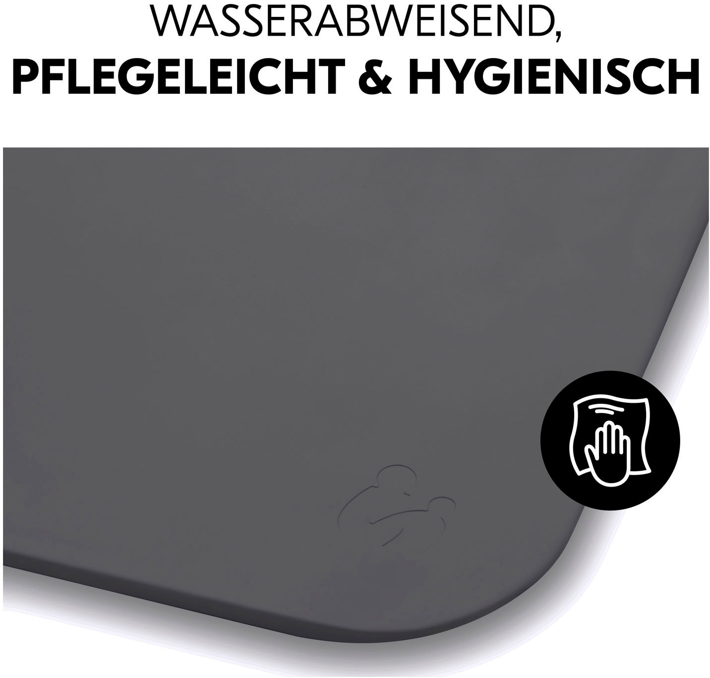 Hauck Wickelauflage »Change N Clean, anthracite«