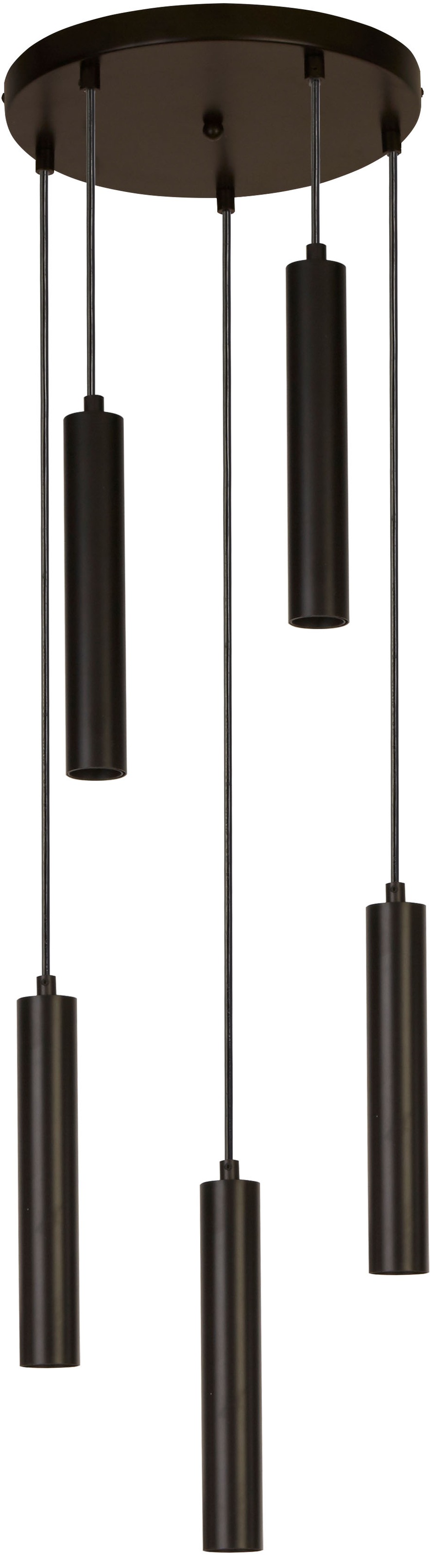 Searchlight Hängeleuchte »Dulwich 5Lt Multi-Drop Pendant - Black Metal« E27 1 Stk.