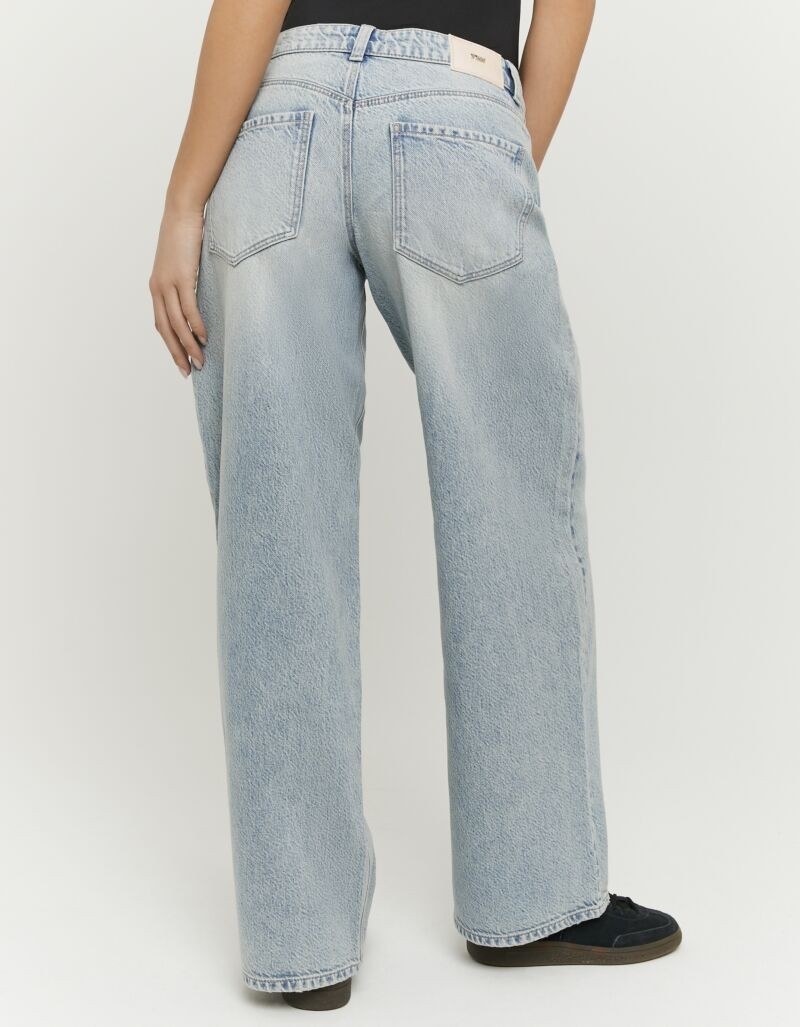 Tally Weijl Low-rise-Jeans »SPADEDODA« aus hochwertigem Baumwoll-Lyocell-Mix, tief geschnitten in weitem Fit