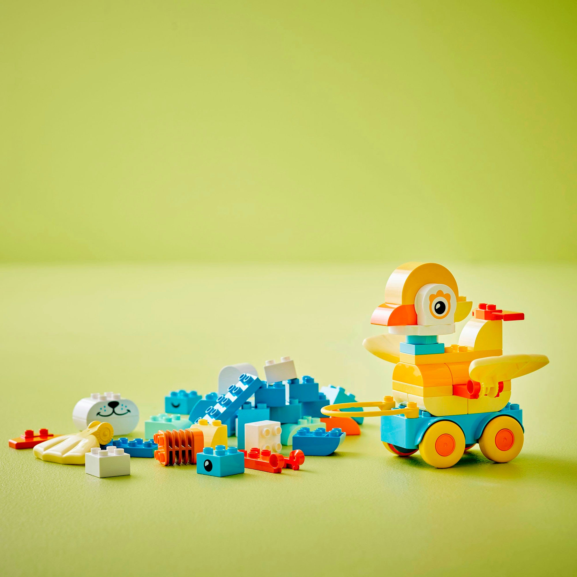 LEGO® Konstruktionsspielsteine »Tiere auf Rädern 3-in-1-Set (10448), LEGO DUPLO Town«, (58 St.), Made in Europe