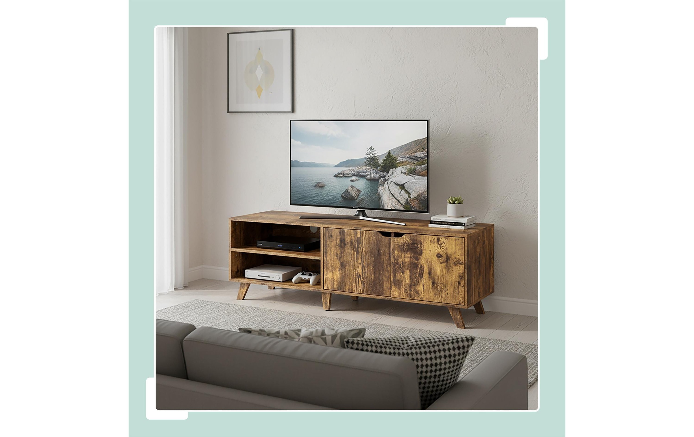 relaxdays TV-Board »Vintage Style 140 cm, 60 Zoll«