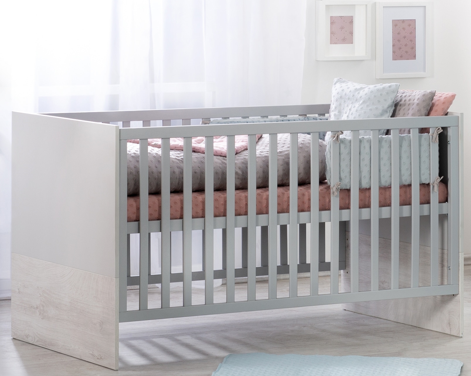 roba® Babybett Maren 2, Gitterbett, höhenverstellbar, zum Juniorbett umbaub günstig online kaufen