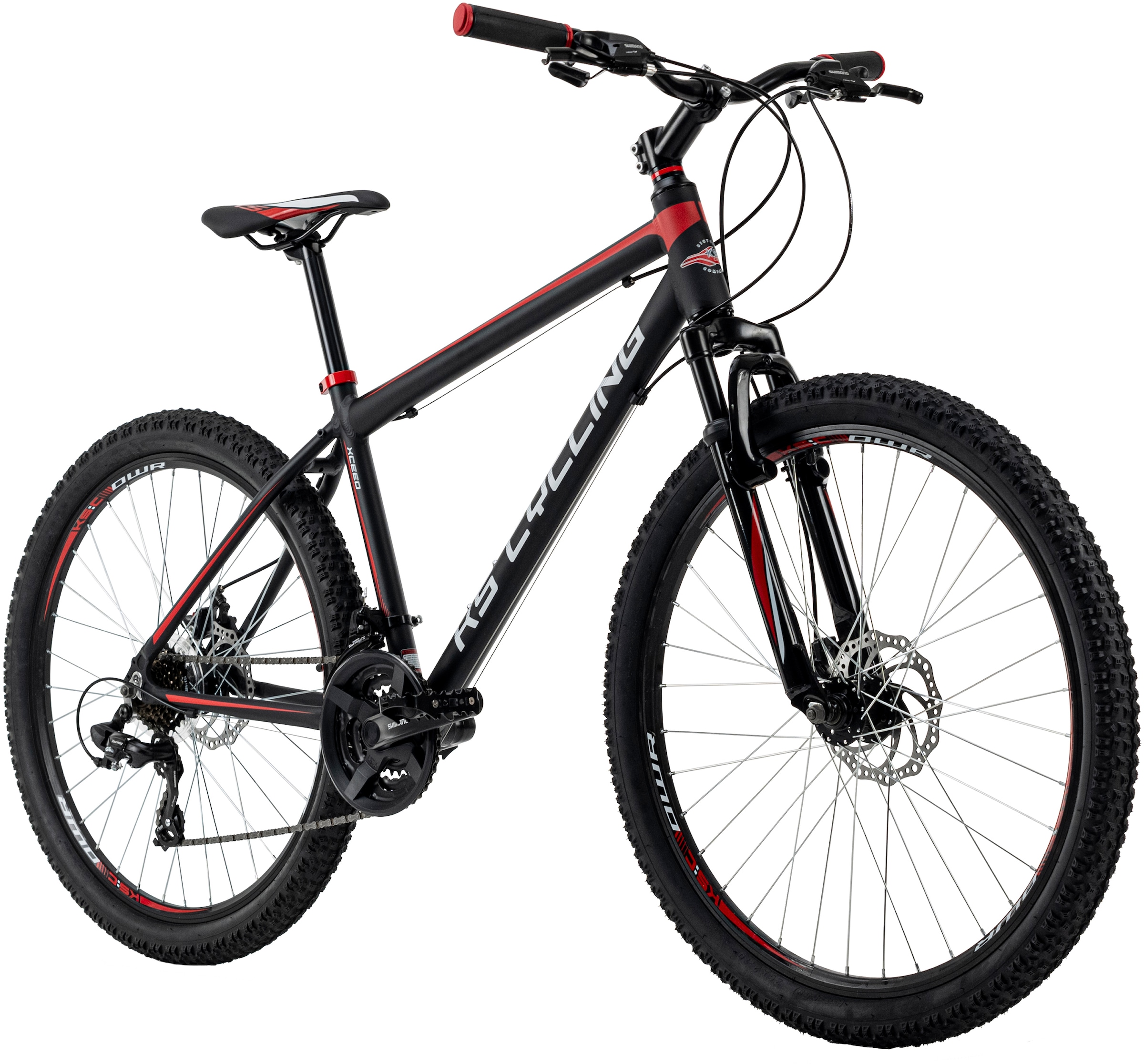 KS Cycling Mountainbike »Xceed«, 21 Gang, Shimano, Tourney Schaltwerk, Kettenschaltung, für Herren, Kettenschaltung