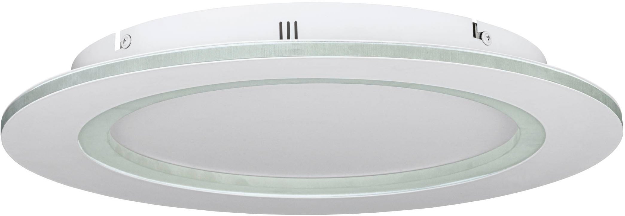 EGLO Deckenleuchte »Padrogiano-Z Deckenlampe, ZigBee 3.0, App und Sprachsteuerung, Lampe« LED-Modul 1 Stk. Kaltweiß | RGB ZigBee, App und Sprachsteuerung Alexa, RGB Rahmen, dimmbar, Ø 45 cm