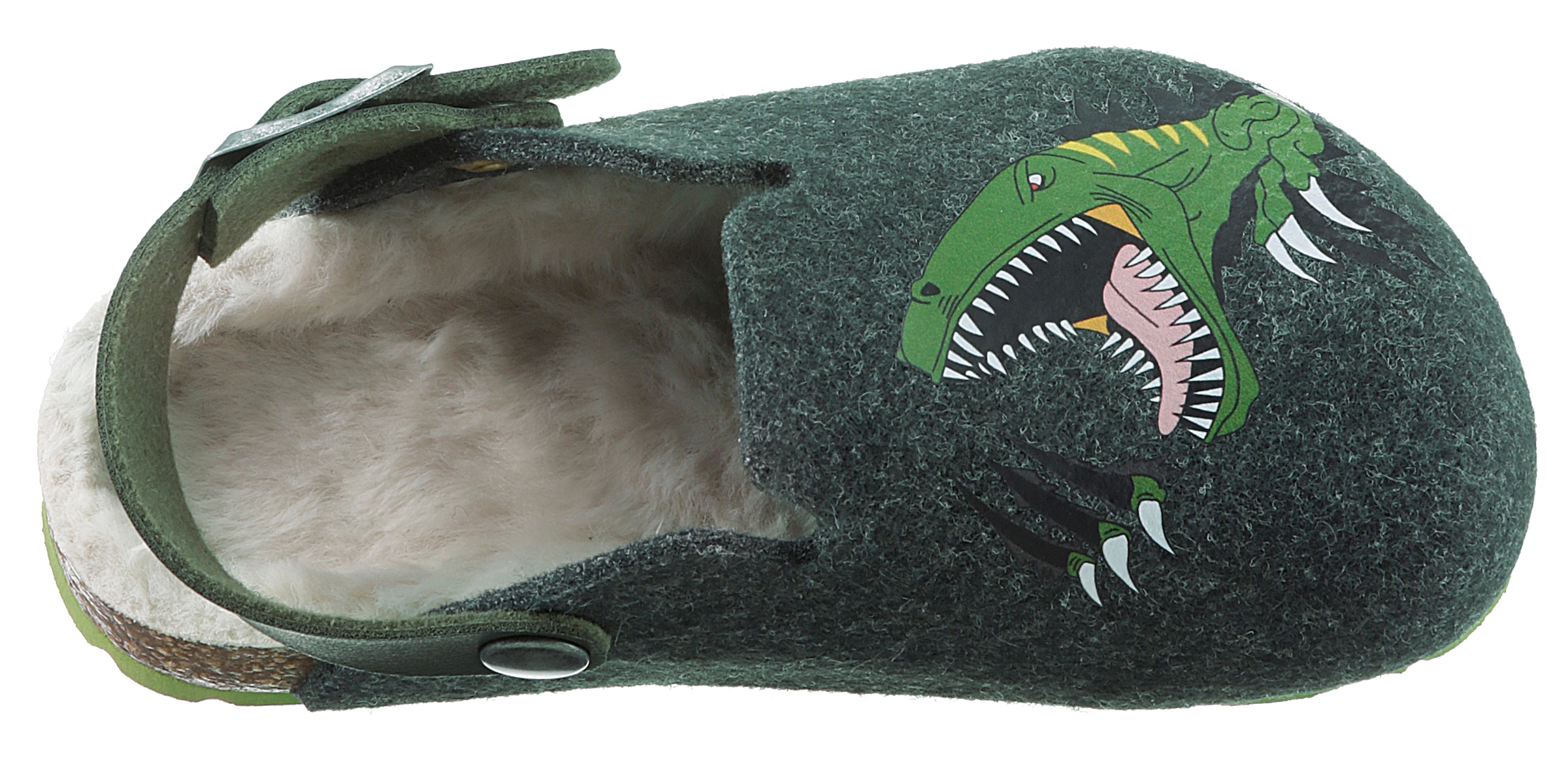 Superfit Pantoffel »FUSSBETTPANTOFFEL WMS: mittel«, mit wärmender Kunstfell-Innensohle