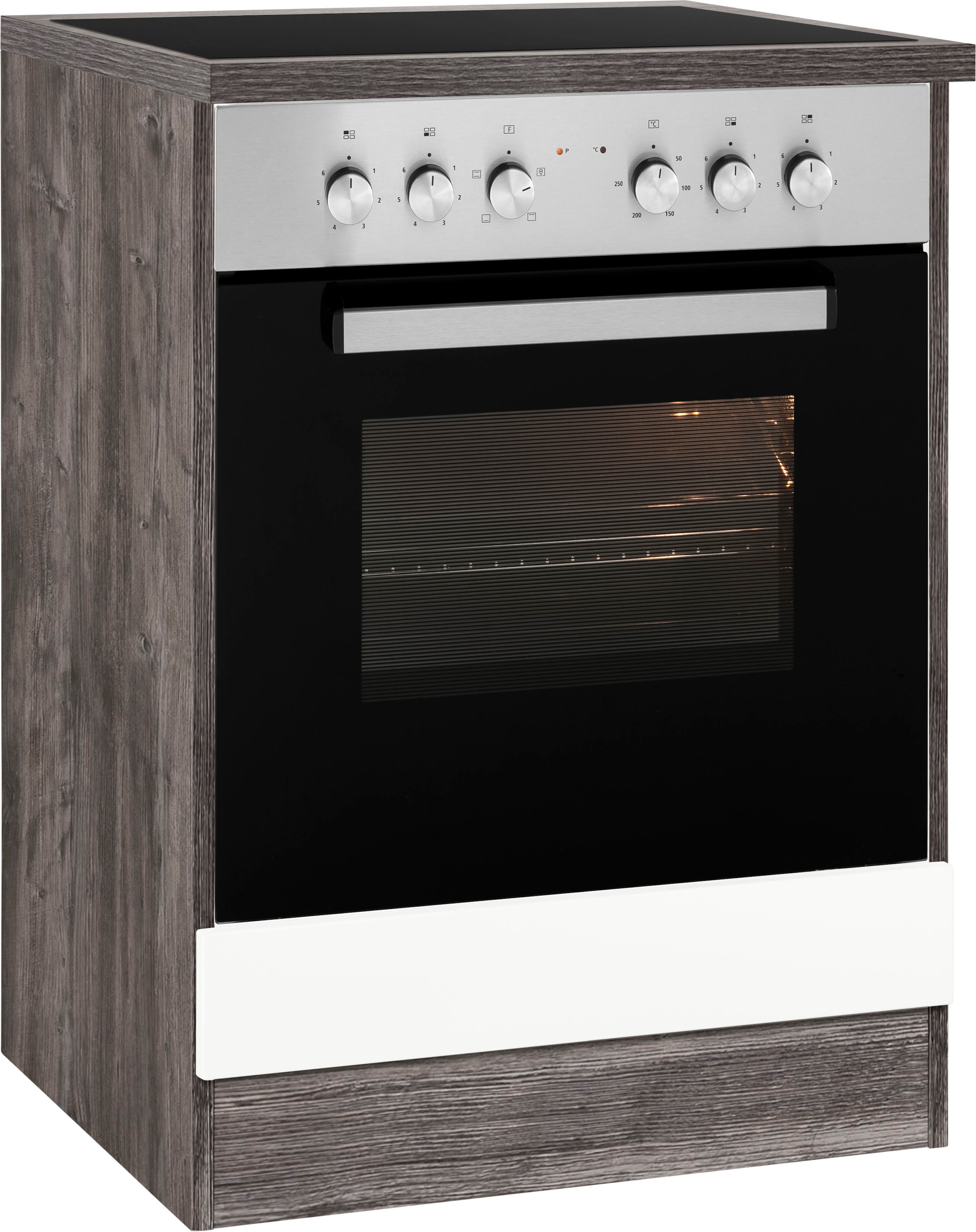 KOCHSTATION Herdumbauschrank "KS-Virginia" 85 cm hoch, 60 cm breit, Nische günstig online kaufen