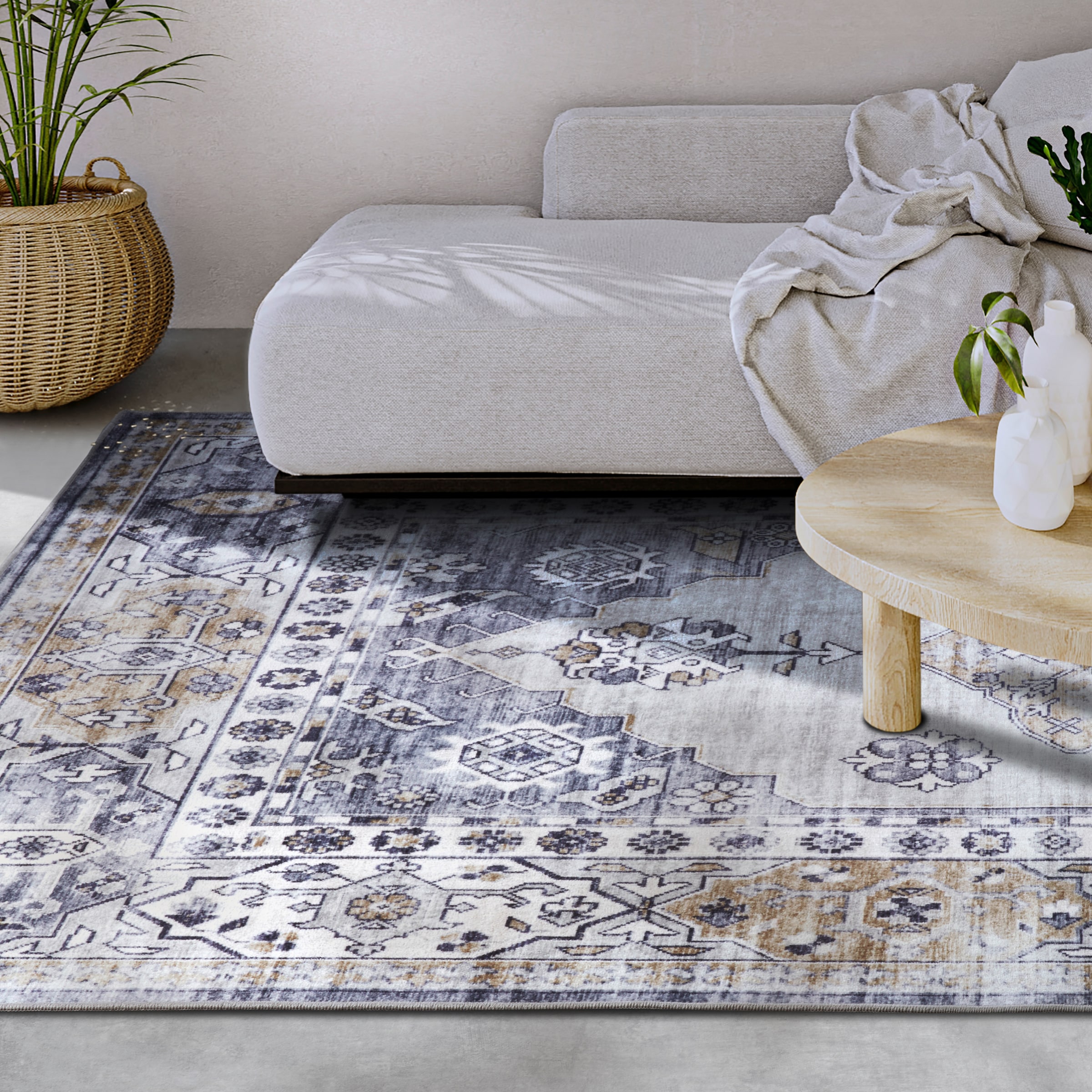 HANSE Home Teppich »Meridiem«, rechteckig, 5 mm Höhe, Kurzflor, Anti Rutsch günstig online kaufen