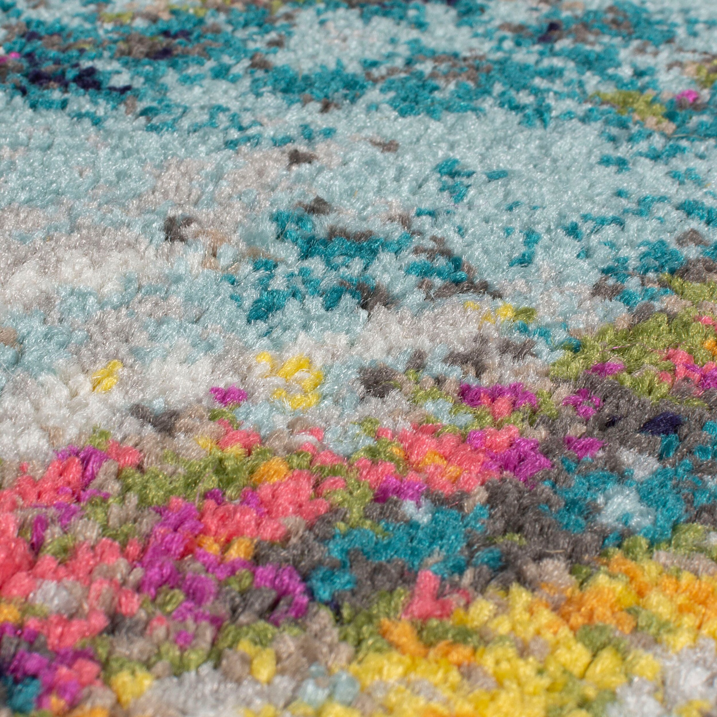 FLAIR RUGS Teppich »Abstraction«, rechteckig, 10 mm Höhe, Moderner Multi-Teppich