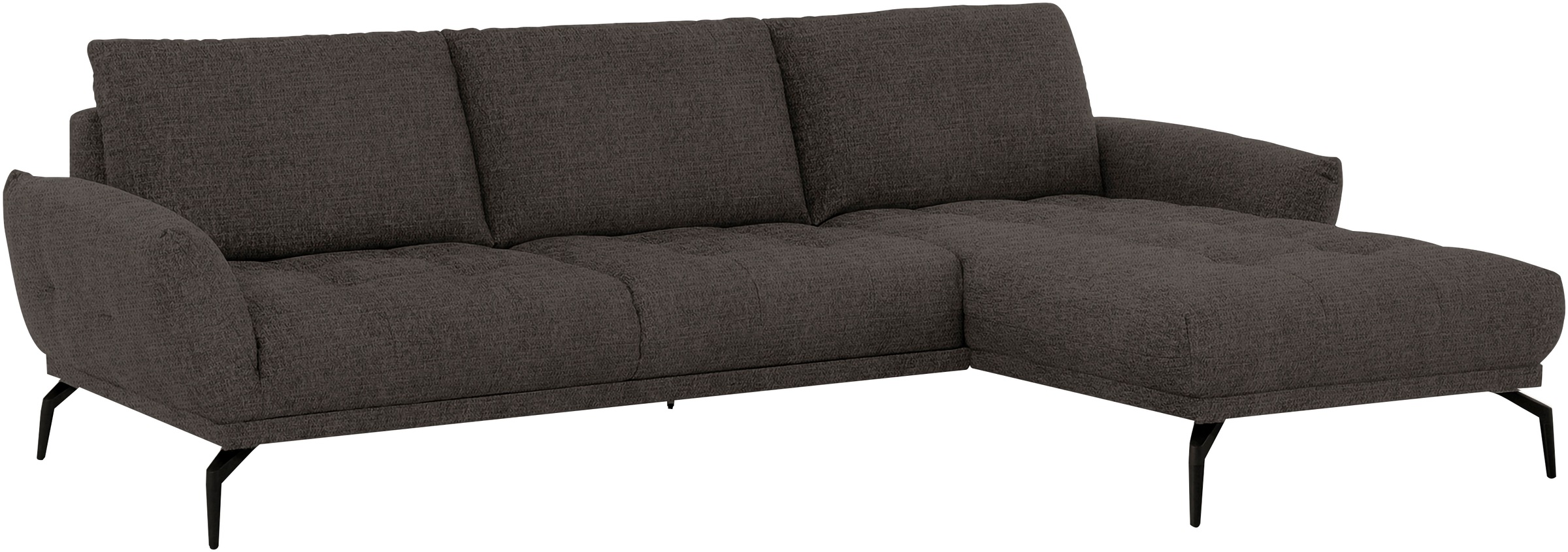 exxpo - sofa fashion Ecksofa »NICEA erstklassiger Sitzkomfort, L-Form, bode günstig online kaufen