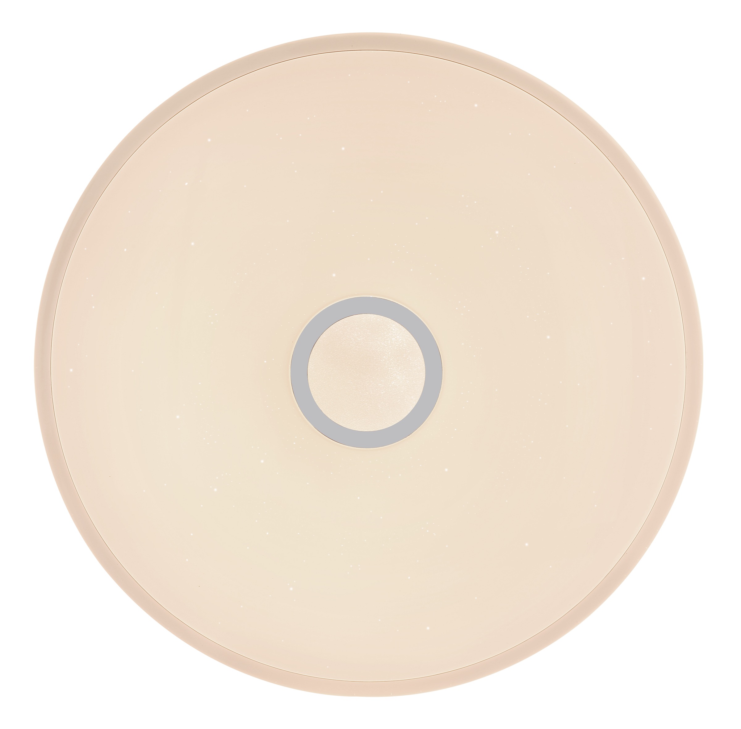 GLOBO LIGHTING Deckenleuchte »CONNOR« LED-Modul 1 Stk. Deckenleuchte Weiß/Opal, Chromring, RGB, SmartLight, LED 30W