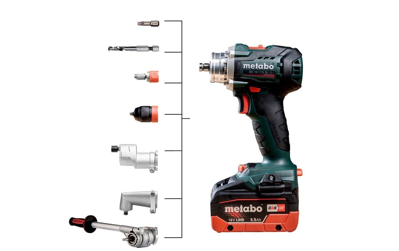 metabo Akku-Bohrschrauber »Metabo Akku-Bohrschrauber BS 18 LTX« Mit zweitem Akku/Ladegerät