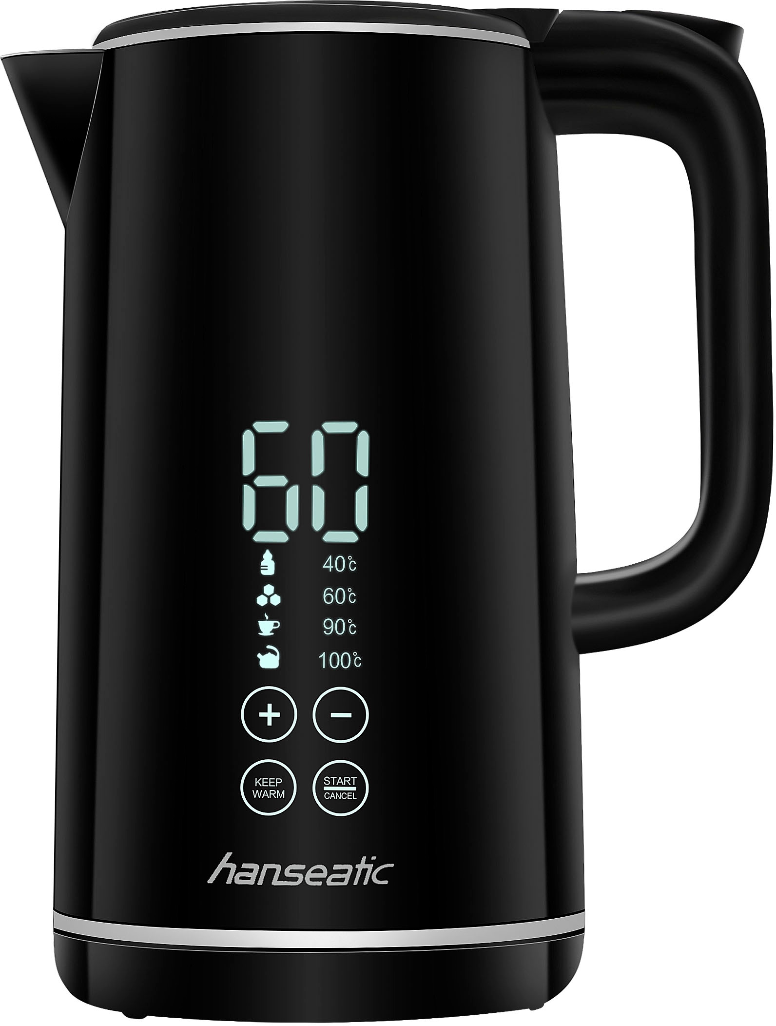 Hanseatic Wasserkocher »62544913«, 1,7 l, 2200 W, extra großes Display mit  Temperaturvorwahl online bestellen