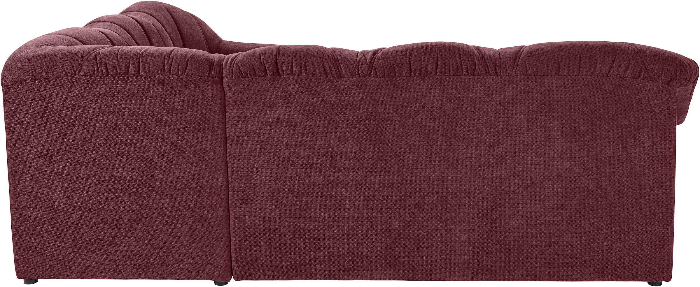 DOMO collection Ecksofa »Papenburg B/T/H: 242/190/84 cm L-Form«, wahlweise mit Bettfunktion, Langer Schenkel links oder rechts