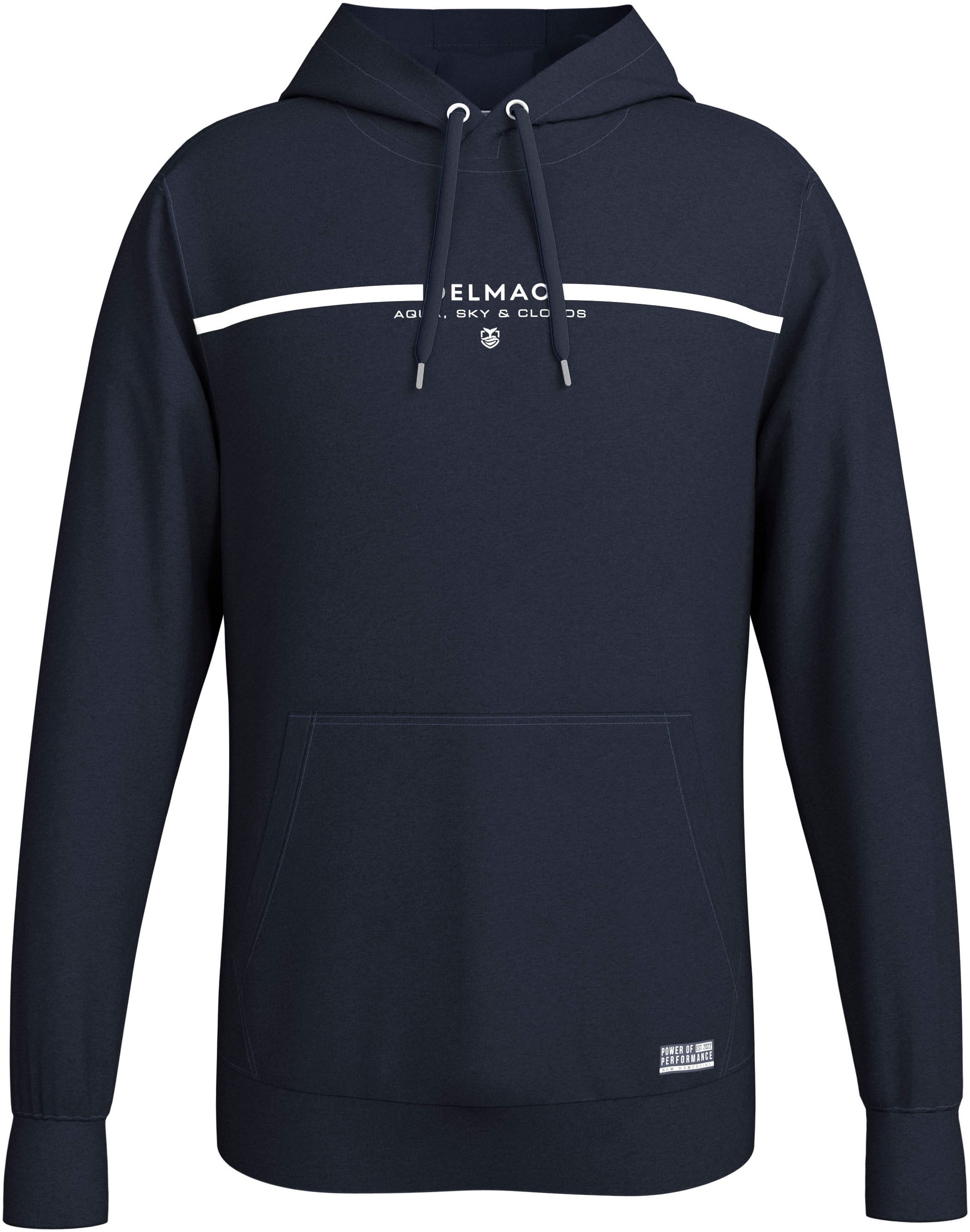 DELMAO Kapuzensweatshirt Langarm, lockere Passform, mit Print, mit Kapuze