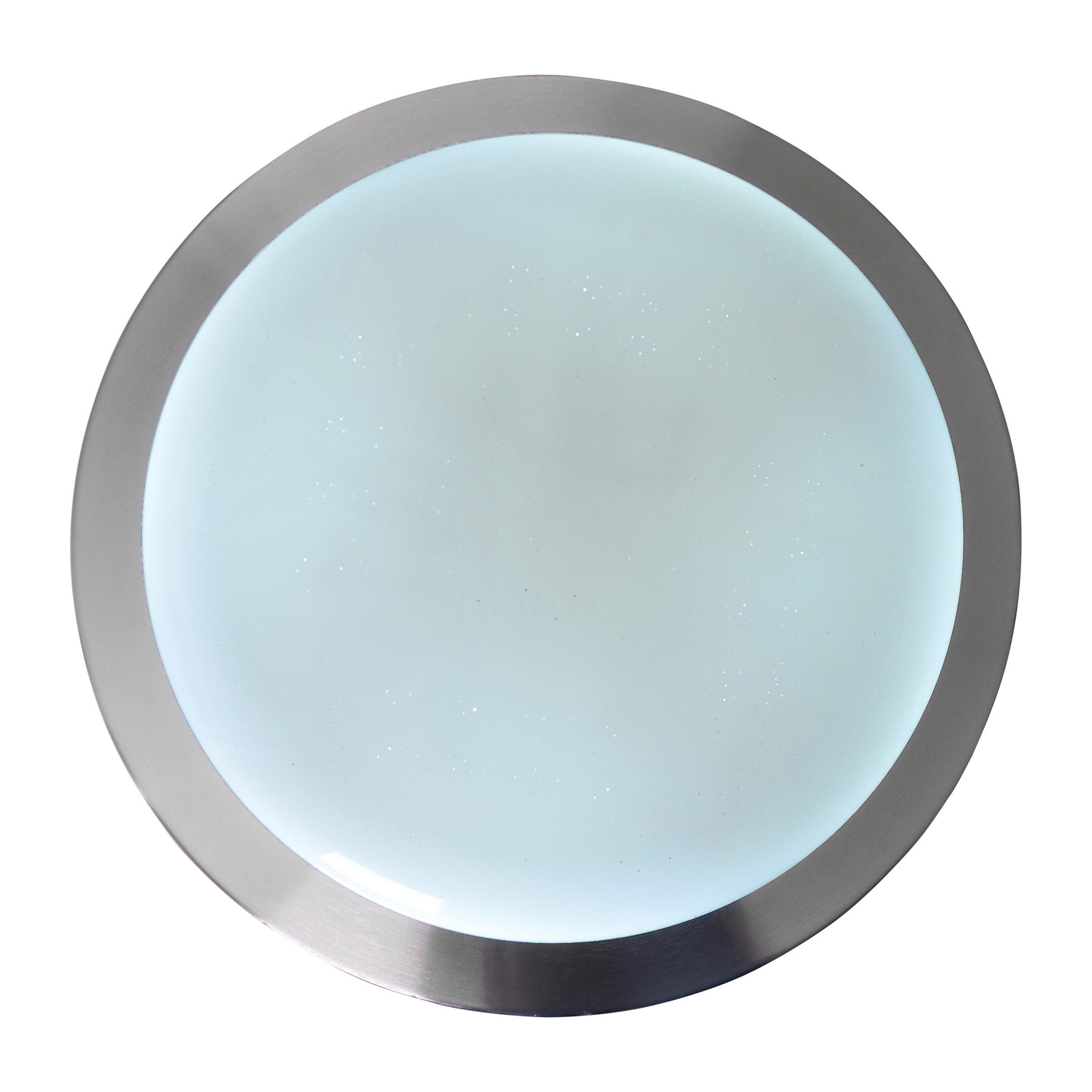 näve LED Deckenleuchte »Turin«, 1 flammig, Leuchtmittel LED-Modul | LED fest integriert, Schirm Kristalleffekt, Nachtlicht, CCT, RGB Rahmenbeleucht., dimmbar